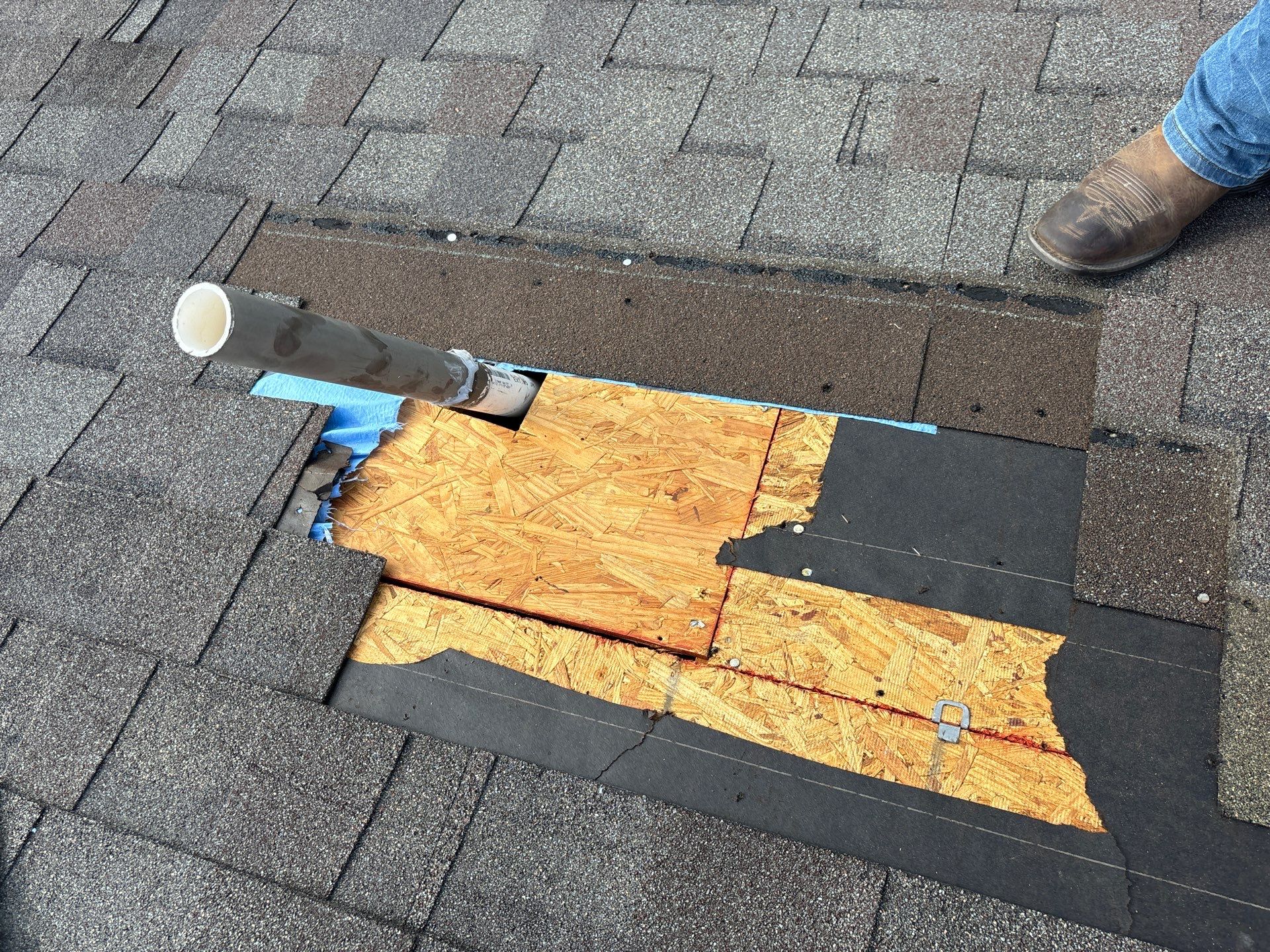Residential Roofing Installation using Owen's Corning Duration (Lifetime) Shingles by Roof Repair Company