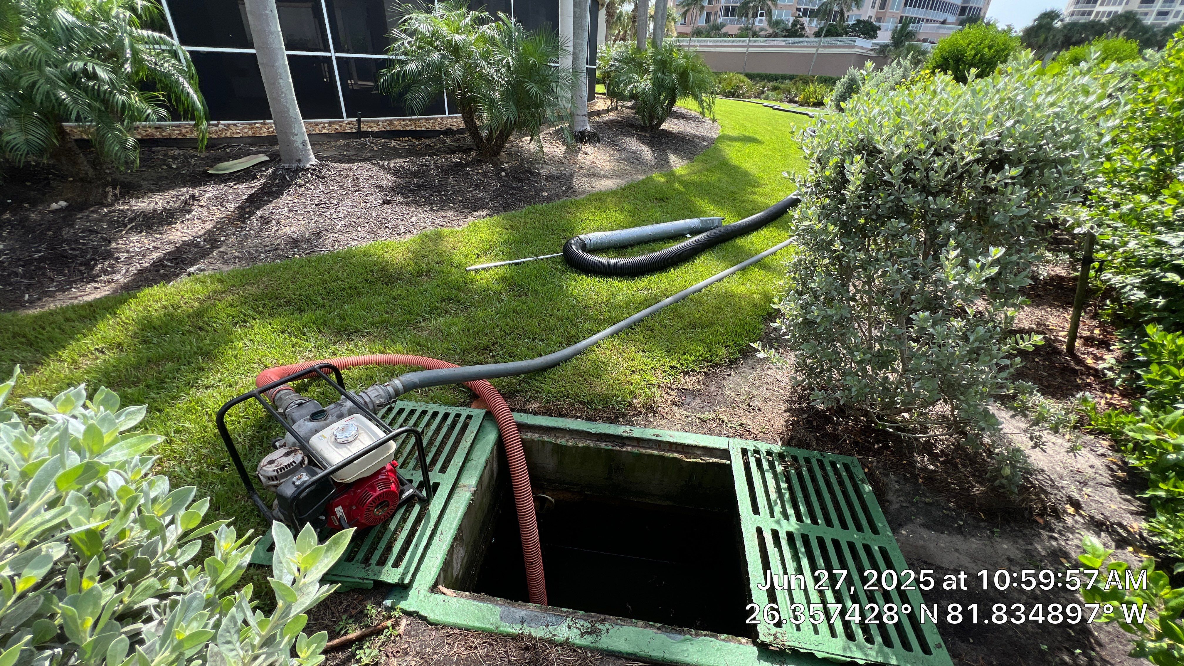 Bonita Bay Condo Stormwater Maintenance with PRS by Don Mar, Inc. Storm Water Solutions