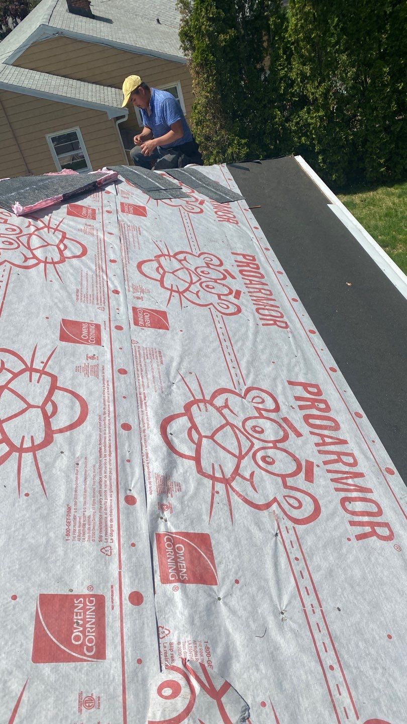 Residential Roofing Installation using Owens Corning Duration Estate Gray by A Plus Exterior