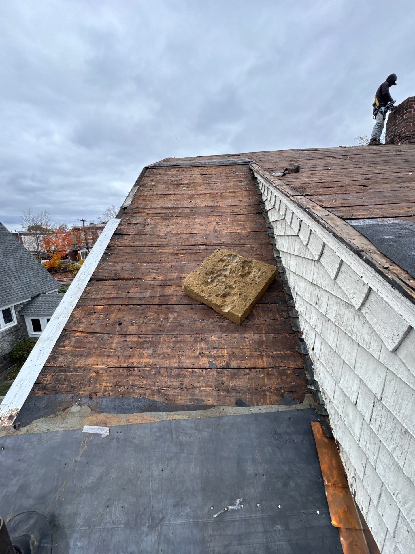 Ayer Church Complete Roof with Code-Compliant Overlay & Dual Chimney Restoration by Mighty Dog Roofing of Greater Middlesex County