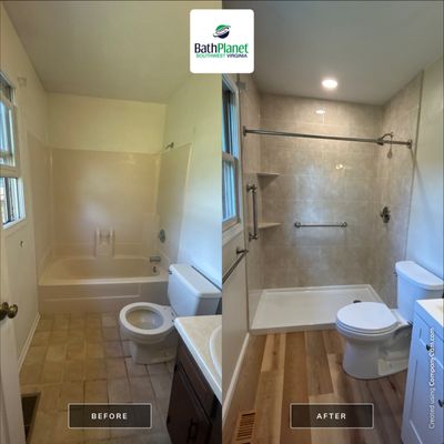 Tub to Shower Remodel