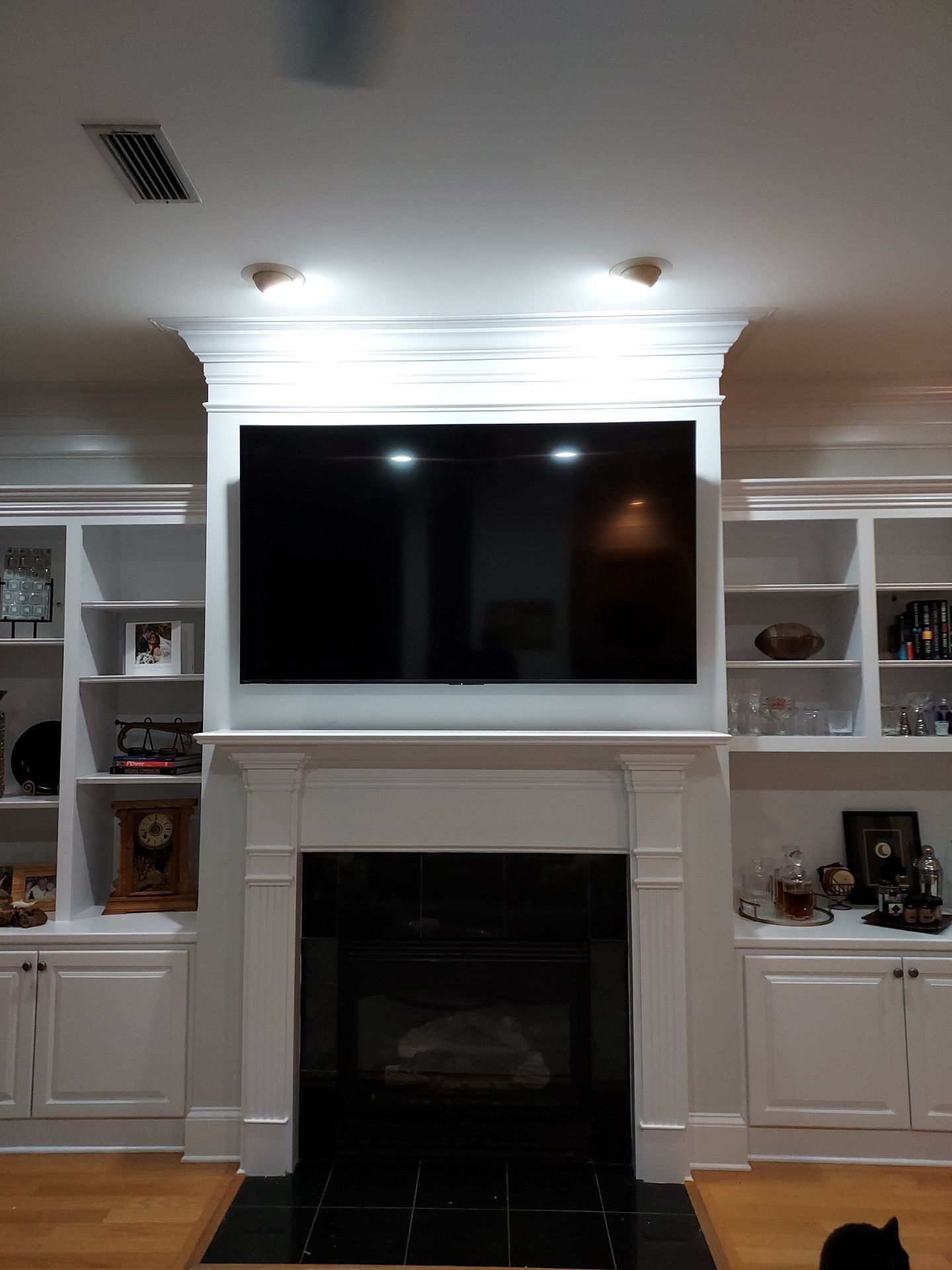 Fireplace TV Mounting Projects by Hangman Mounting & Installation 