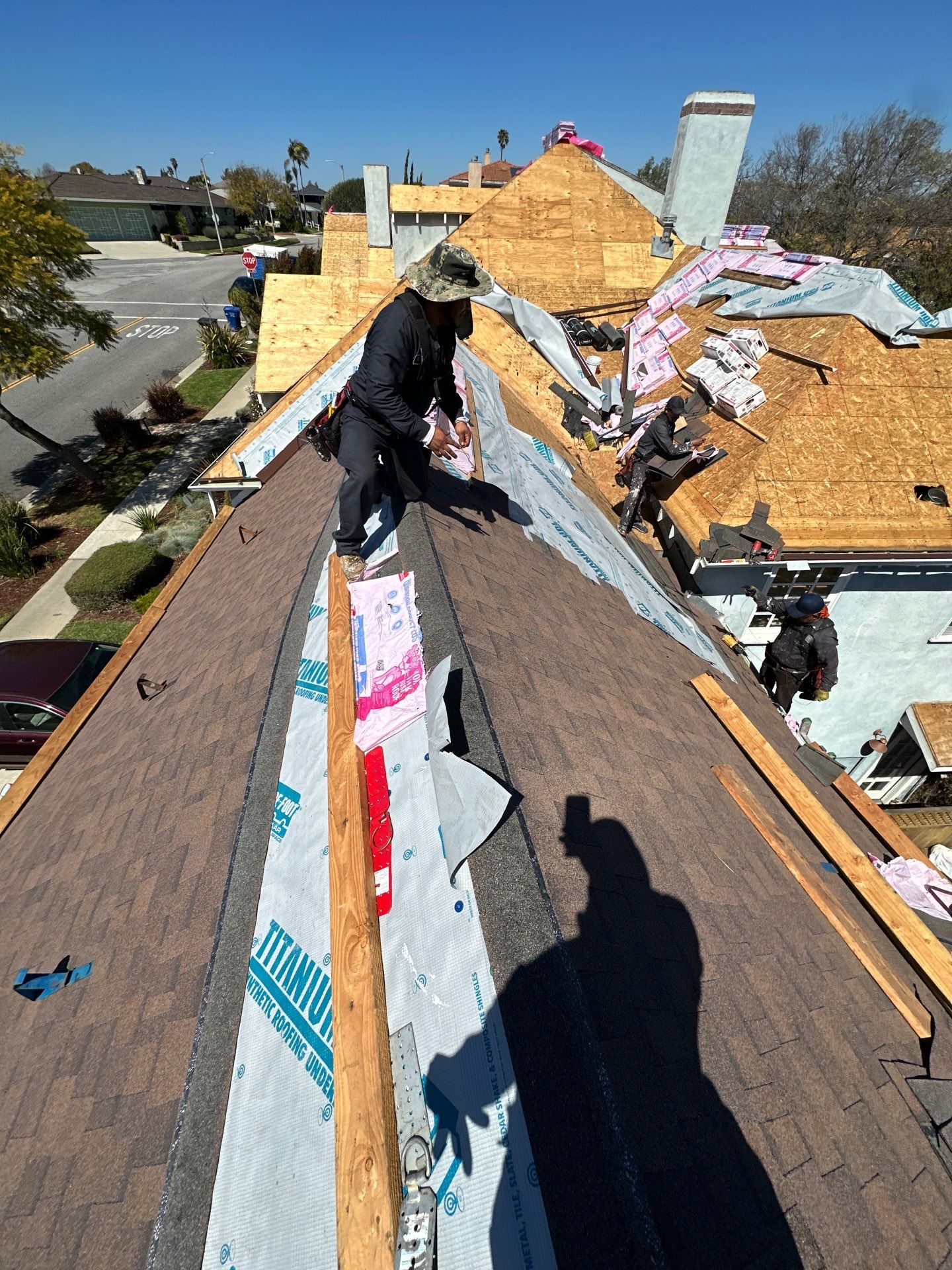 Residential Roofing Installation using Owens Corning Duration Cool Shingles by Hull Brothers Roofing
