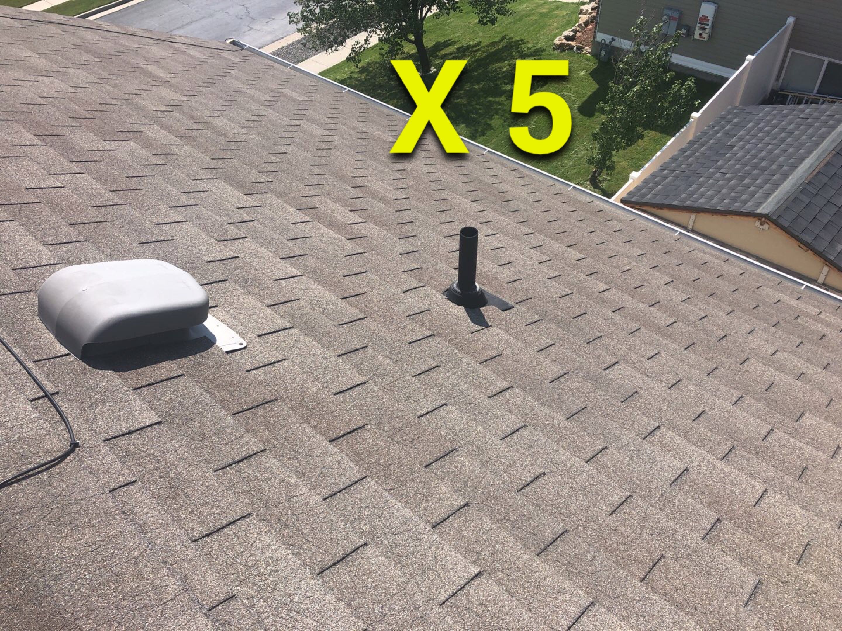 Storm Damaged Roof using GAF Timberline HDZ - Lifetime Shingle by The Roof Doctor