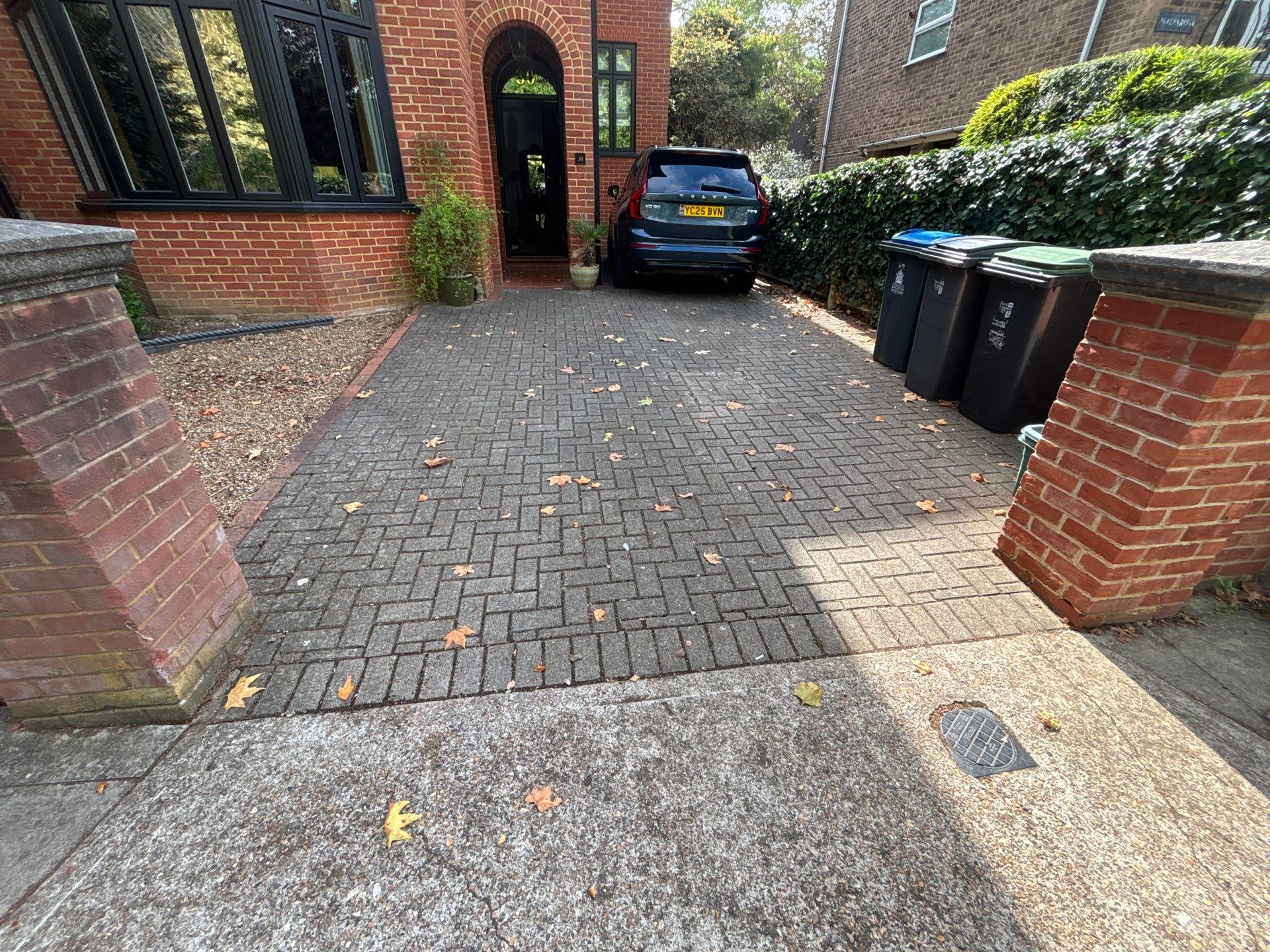 Professional Driveway and Natural Stone Patio Cleaning in Surbiton
