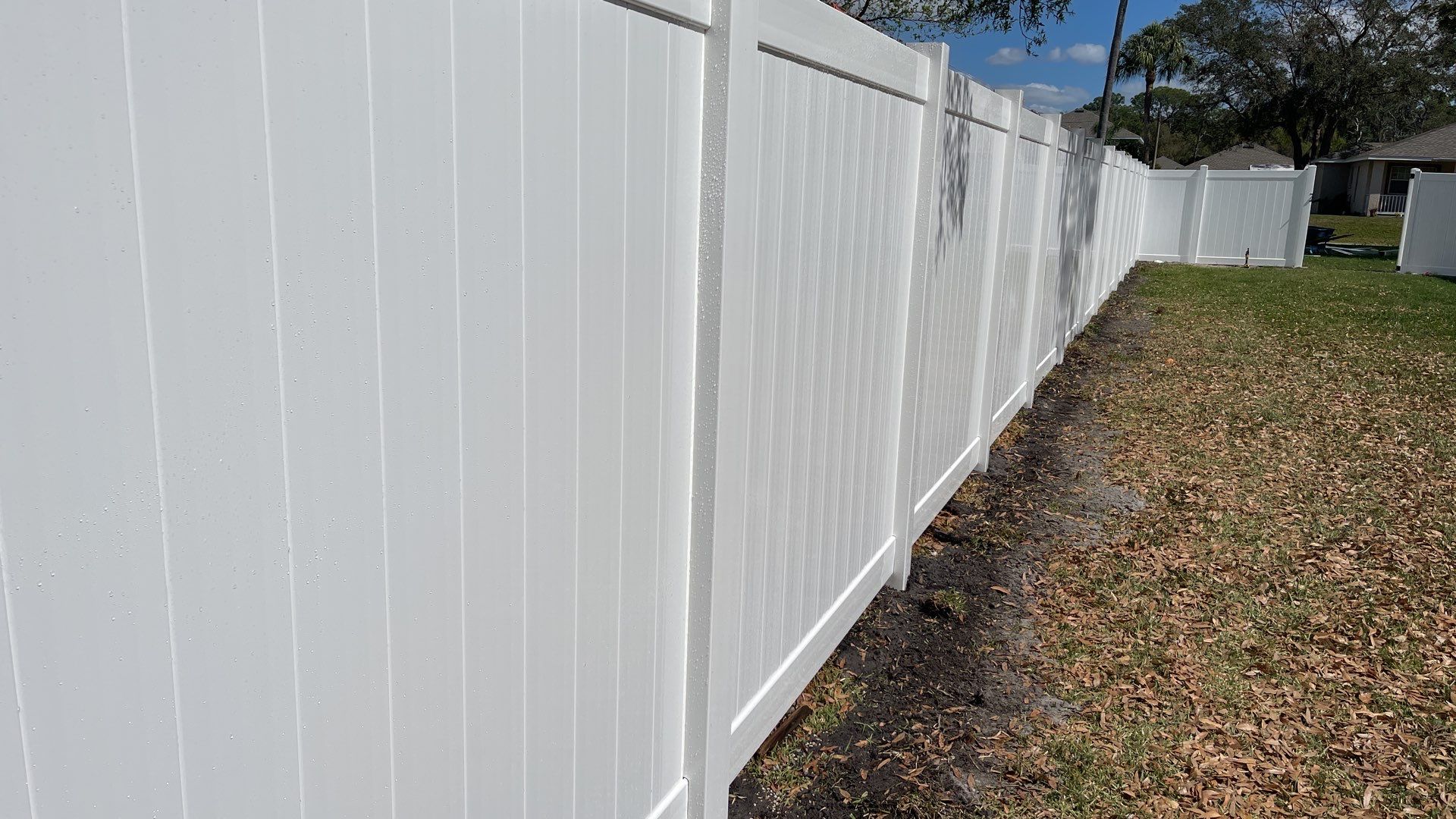 Sarasota, FL 6ft. Tall White Vinyl Privacy Fence  by Asap fence and gates, LLC