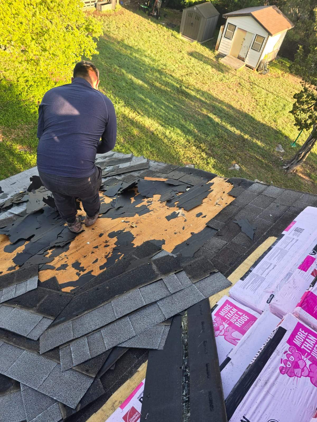 Leander Hail Damage Restoration and Architectural Shingle Roof Replacement by Caliber Restoration LLC