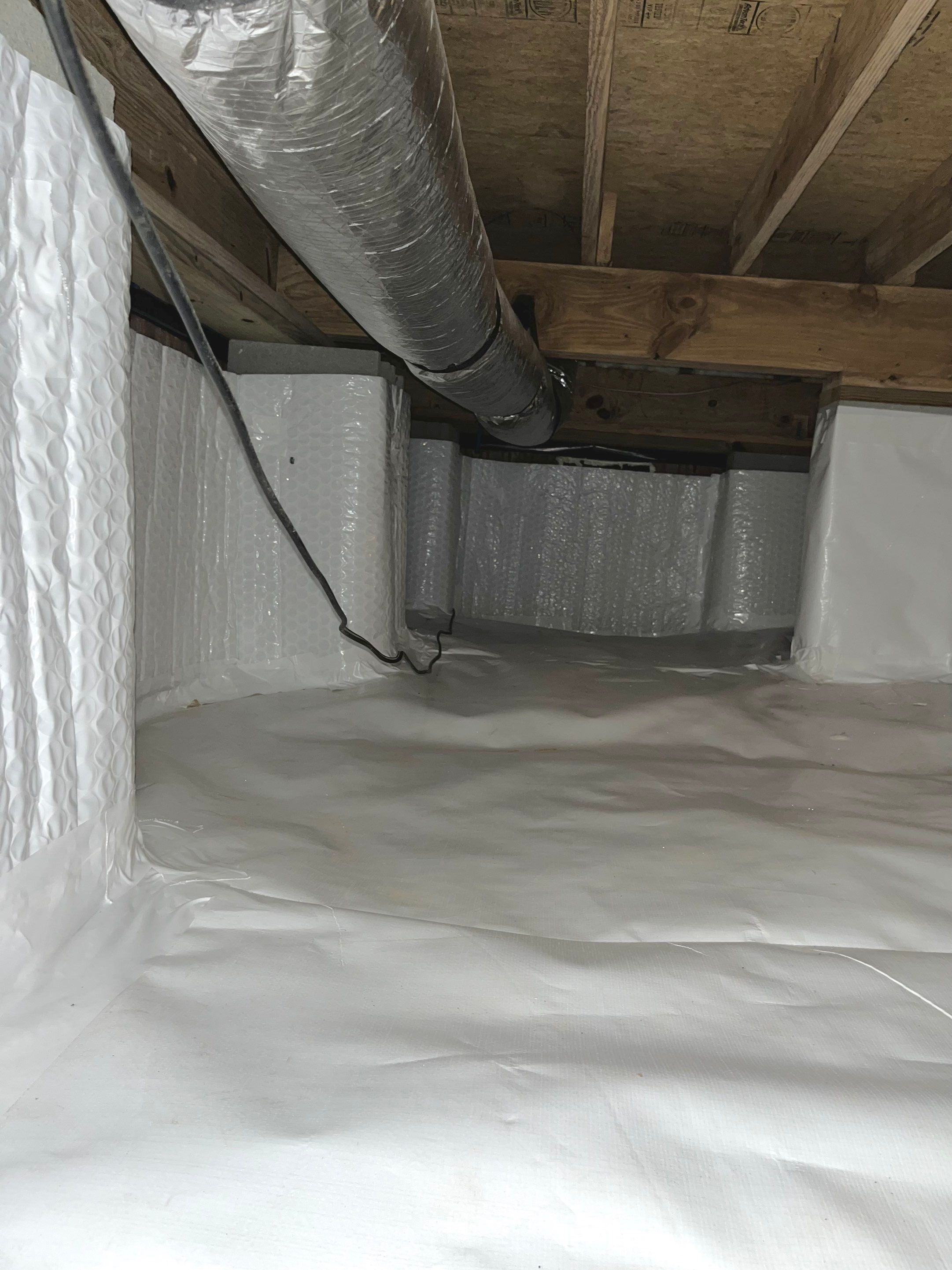 Impact Choice Encapsulation with French Drain, Mold Removal, and Crawlspace Door by Impact Crawlspace