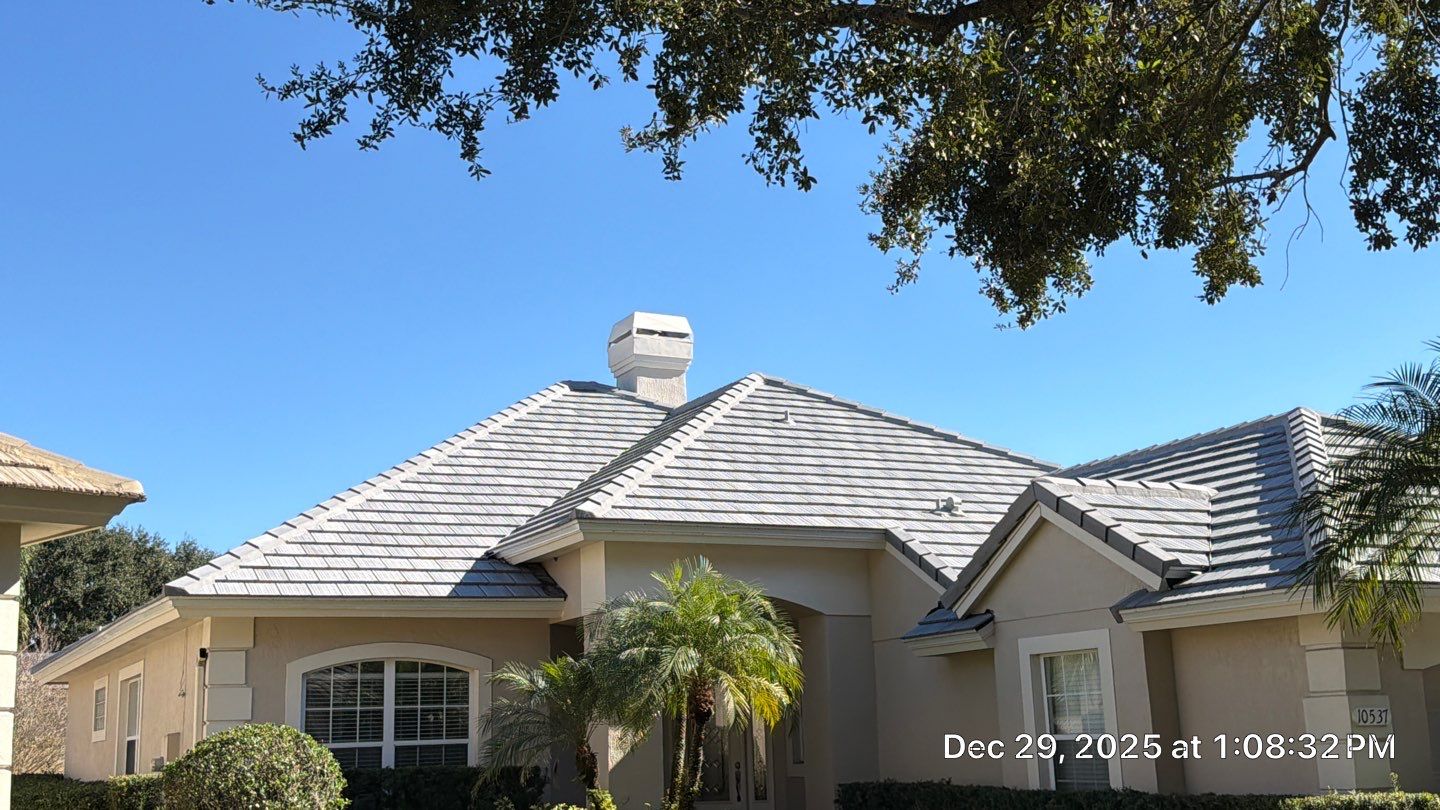 Orlando Tile Roof Replacement with Crown Windsor Shake Silverado Tiles by Fortified Roofing Solutions Corp.