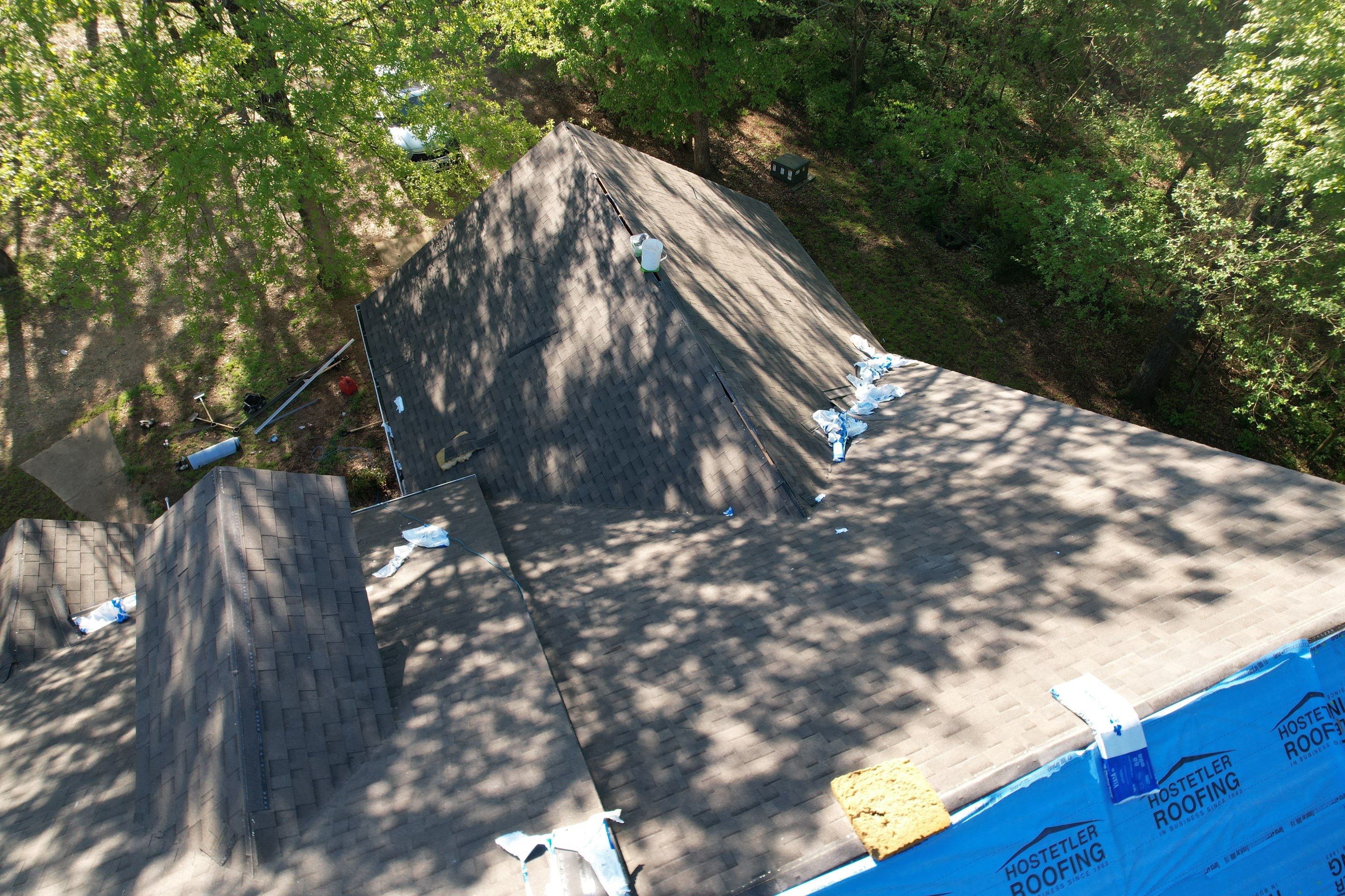 Residential Shingle Reroof using Malarkey Vista by Hostetler Roofing