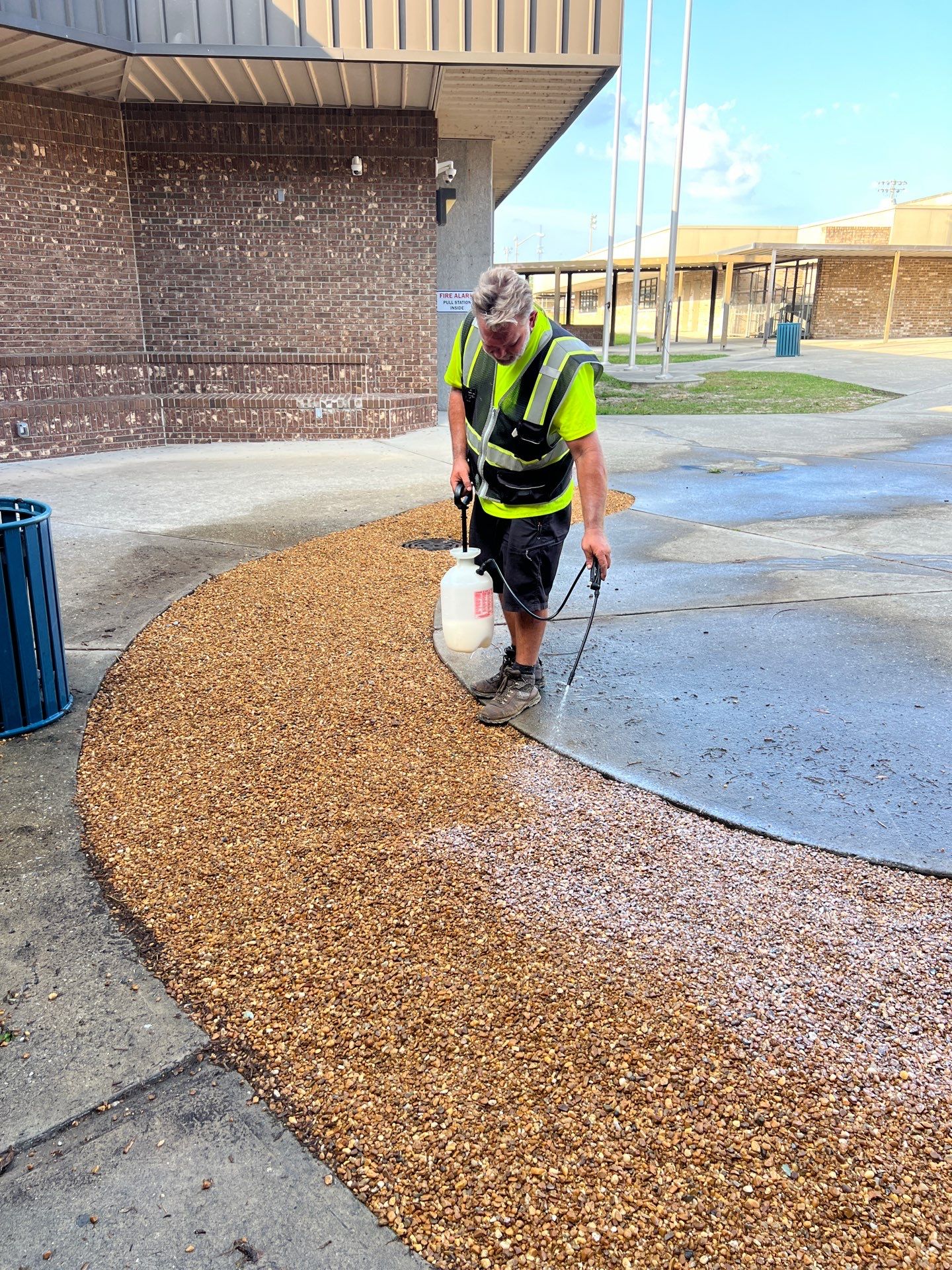 Landscape Install | Keystone Heights HS by ProGreen Services