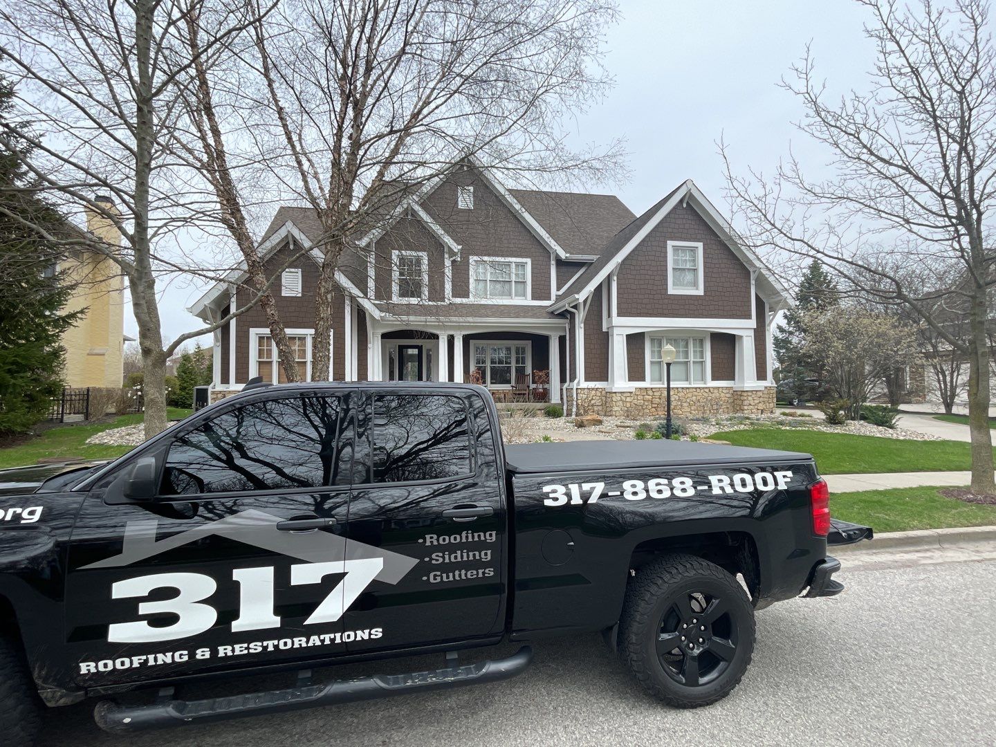 Roof Damage using Owens Corning Duration Storm by 317 Roofing & Restorations