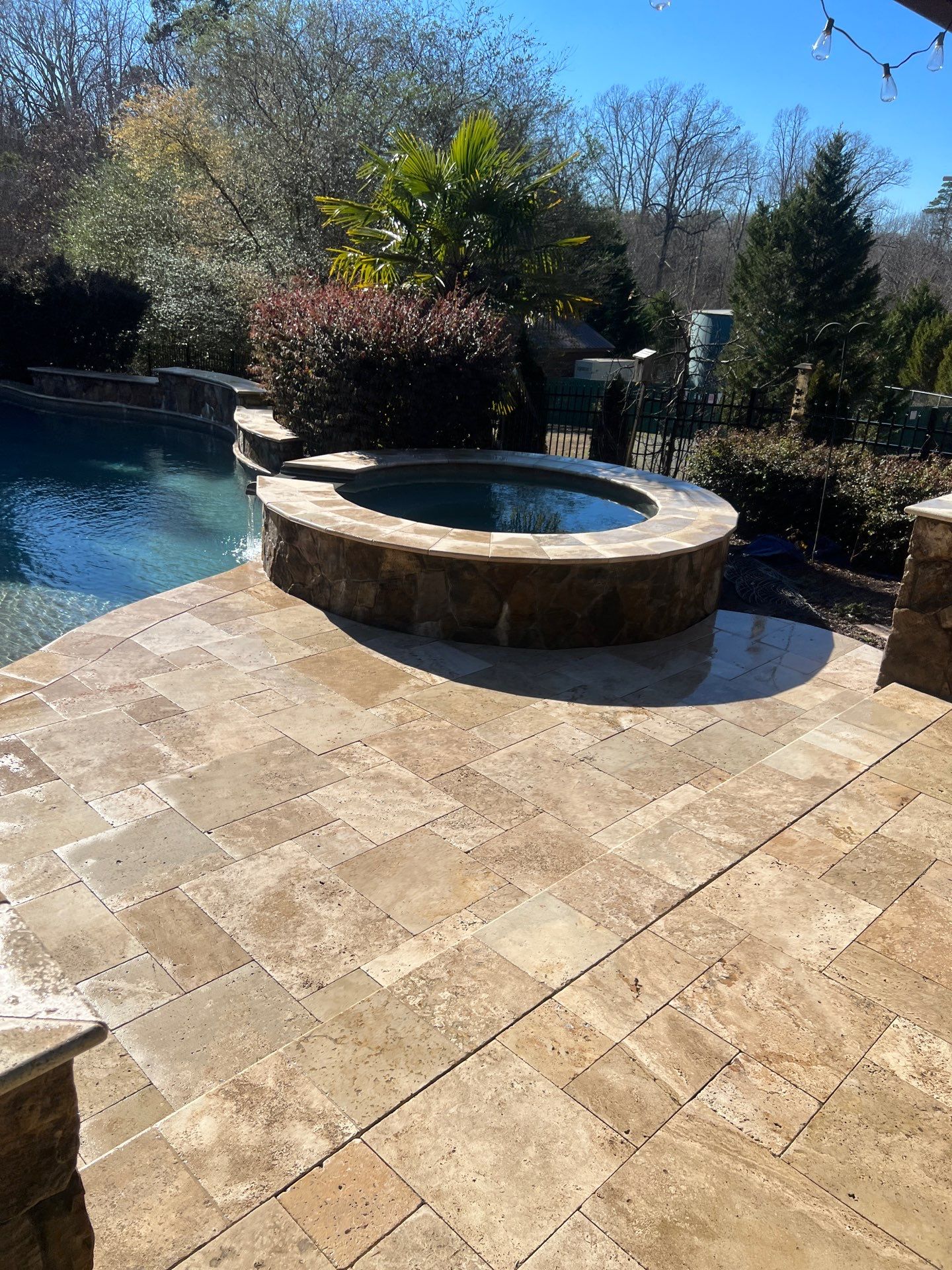 Travertine  using Concrete Sealant by DuraSeal