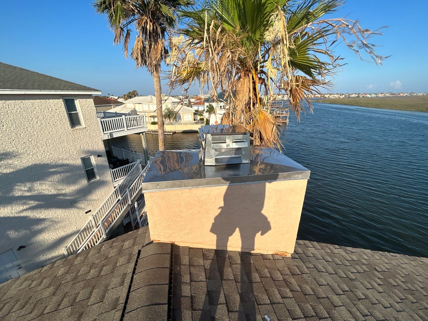 Chimney Cap & Chase Replacement using Galvanized Chimney Cap & Chase by Lighthouse Roofing