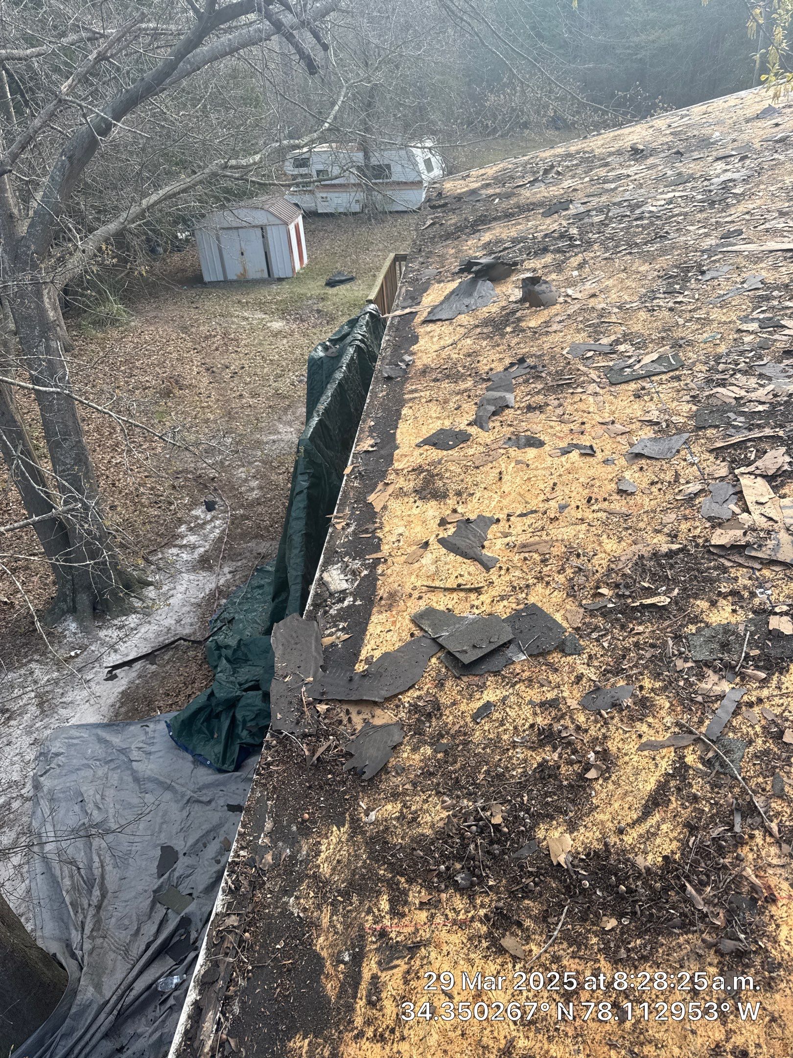 Insurance Claim Roof Replacement Using CertainTeed Landmark Shingles by RGR Construction and Roofing, LLC
