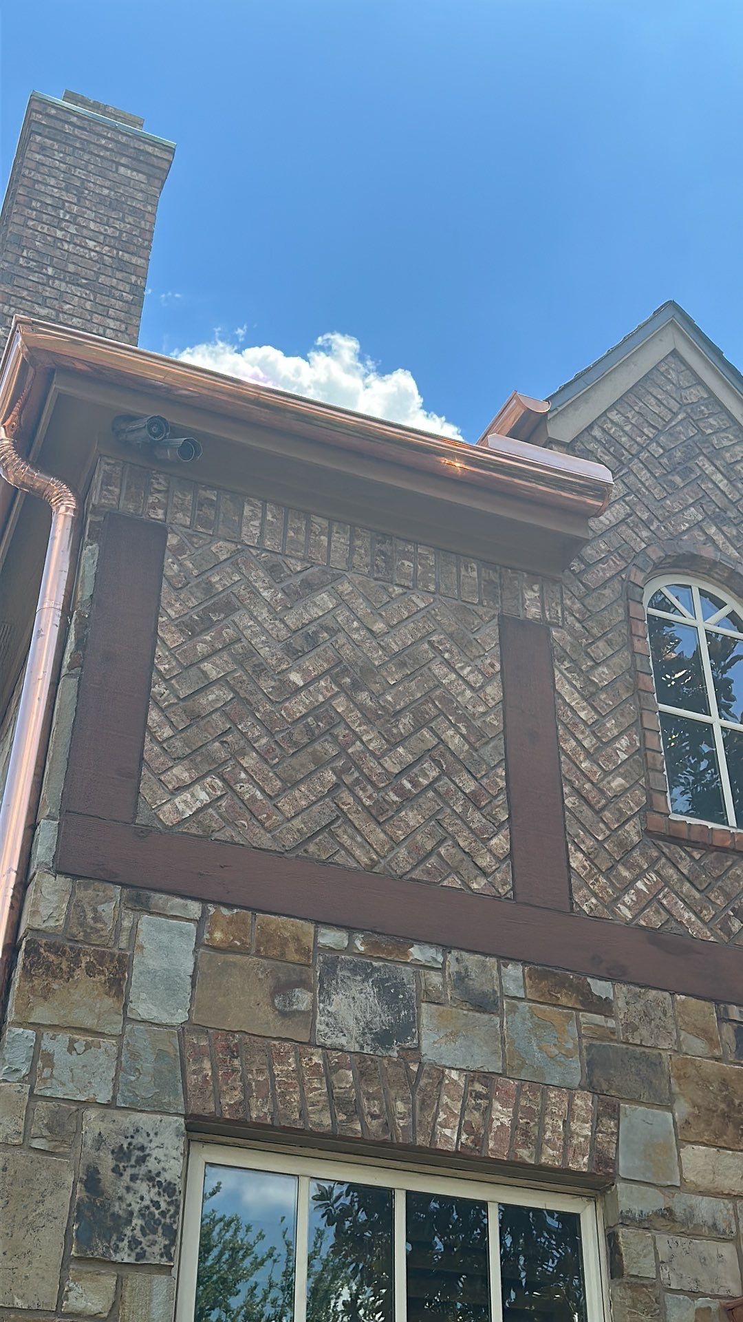 Beautiful Estate Remodel - Roof, Copper Gutters, Exterior Stain, Siding Replacement by First United Roofing & Construction