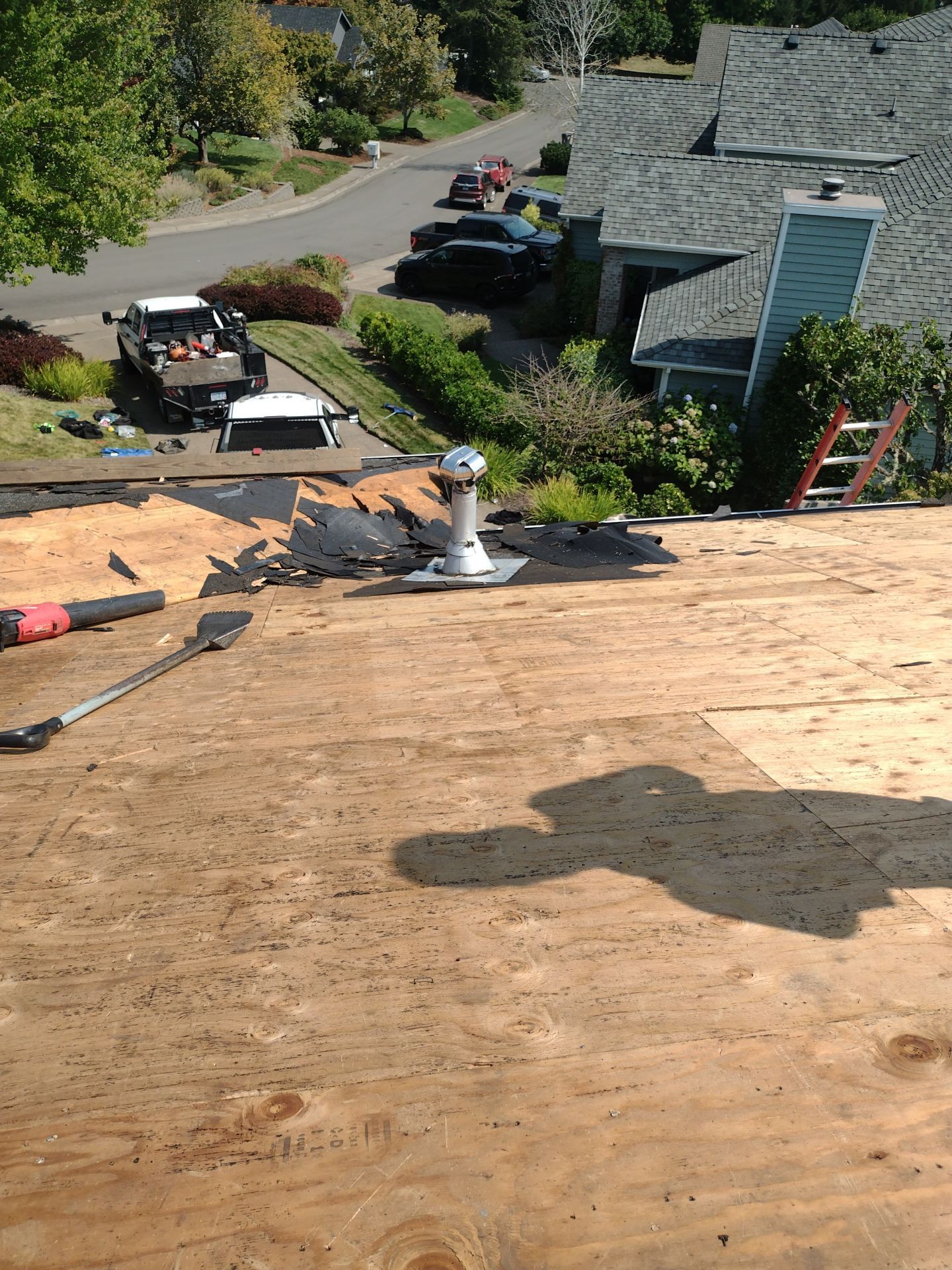 Residential Roofing Installation using IKO Dynasty (Color: Granite Black) by Orezona Building & Roofing Company, Inc.
