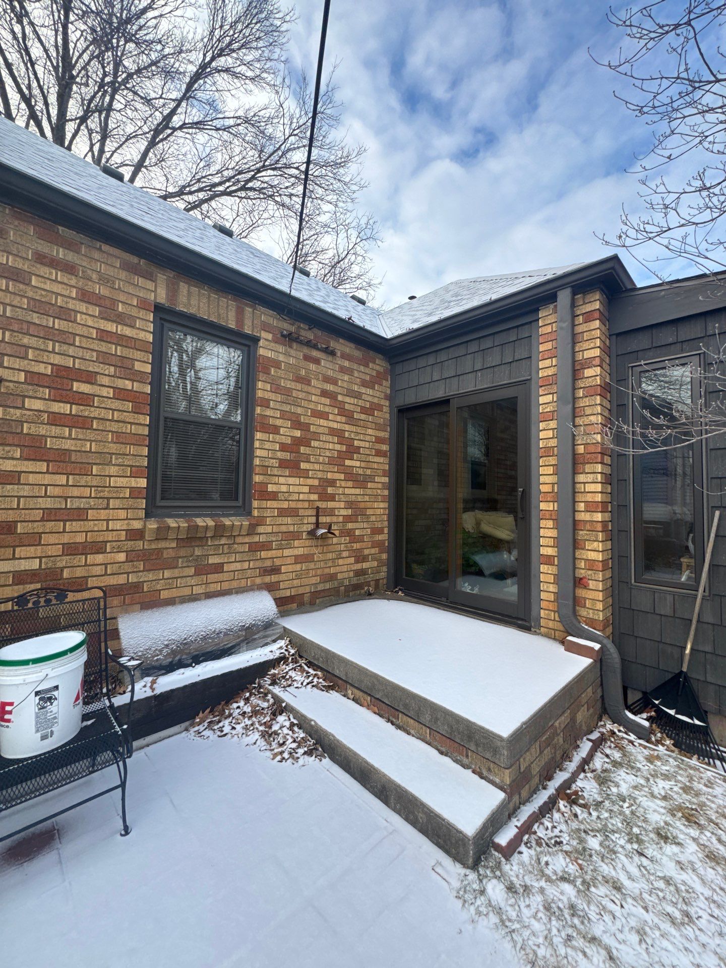 Dark Bronze Exterior Window Replacement Project in Omaha by Carps Complete Exteriors
