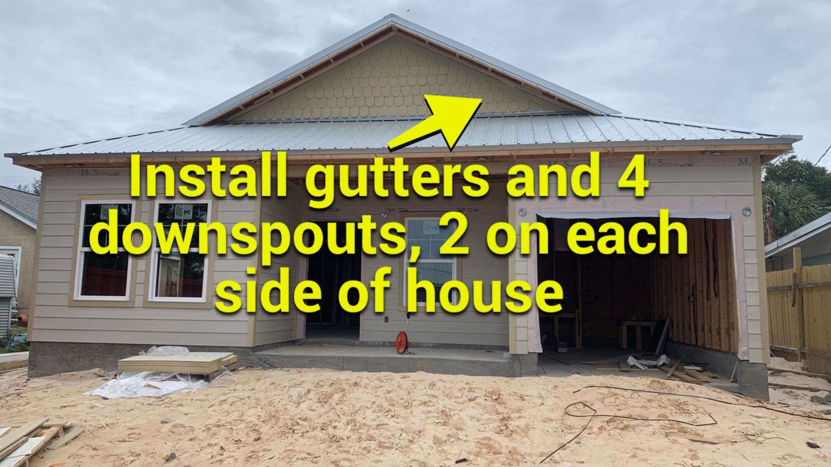 Soffit and Fascia Replacement and Gutter Installation using K-Style Gutters by Gutter Professors