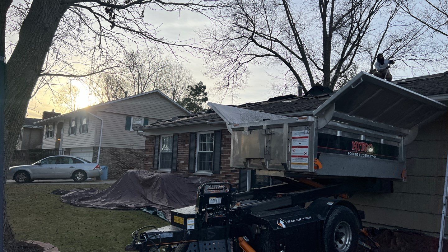 Residential Roofing Installation using GAF Timberline HDZ Charcoal by Nitro Roofing and Construction