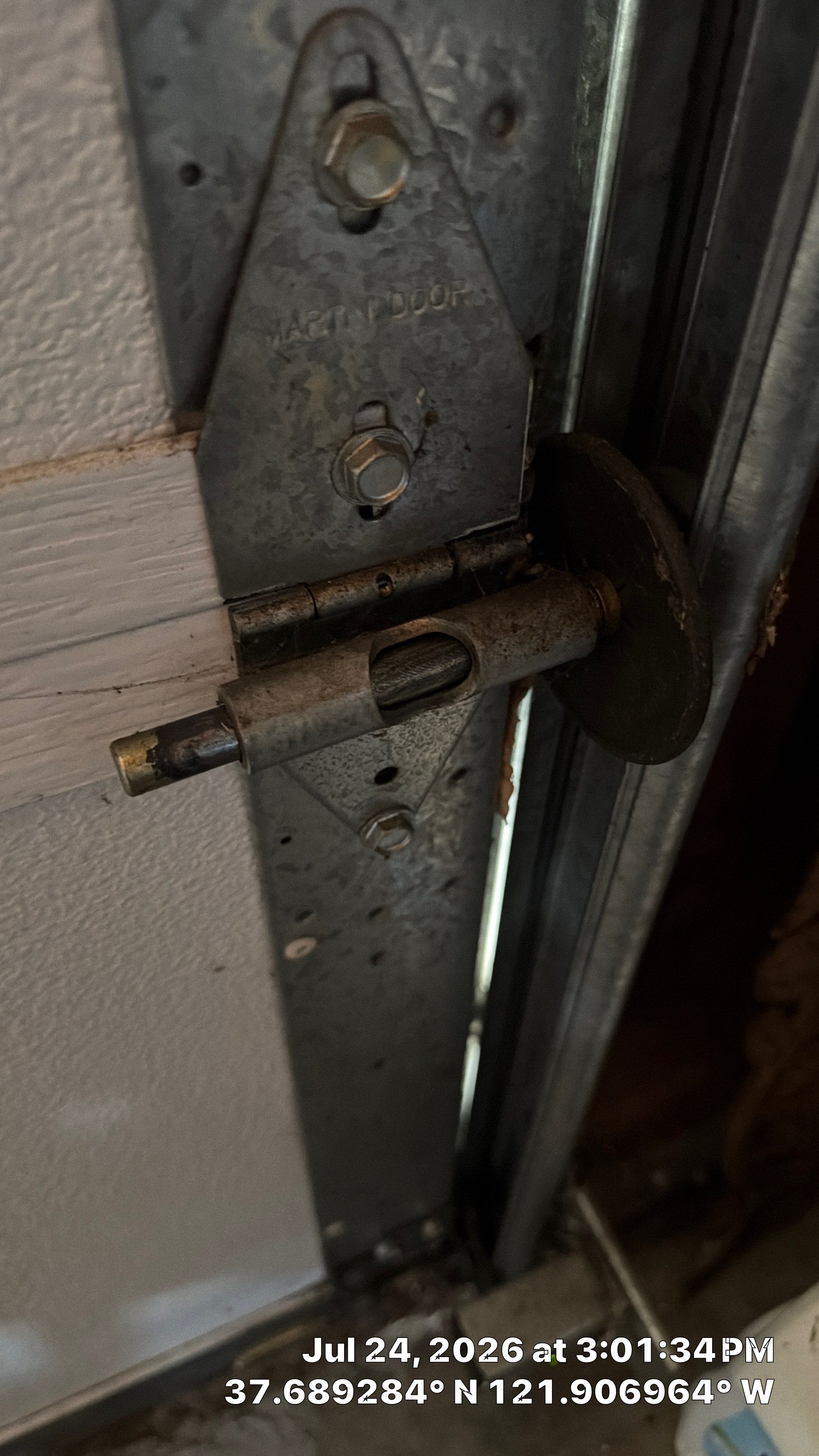 Residential Garage Door Roller and Hinge Replacement in Pleasanton by Valiant Garage Door