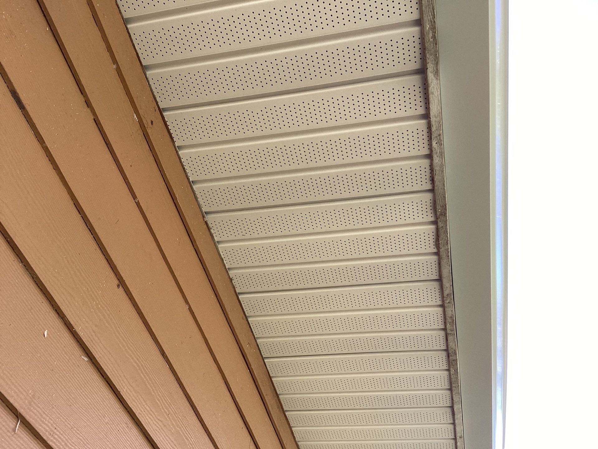 Soffit & Fascia White + New Downspouts by Gutter Professors