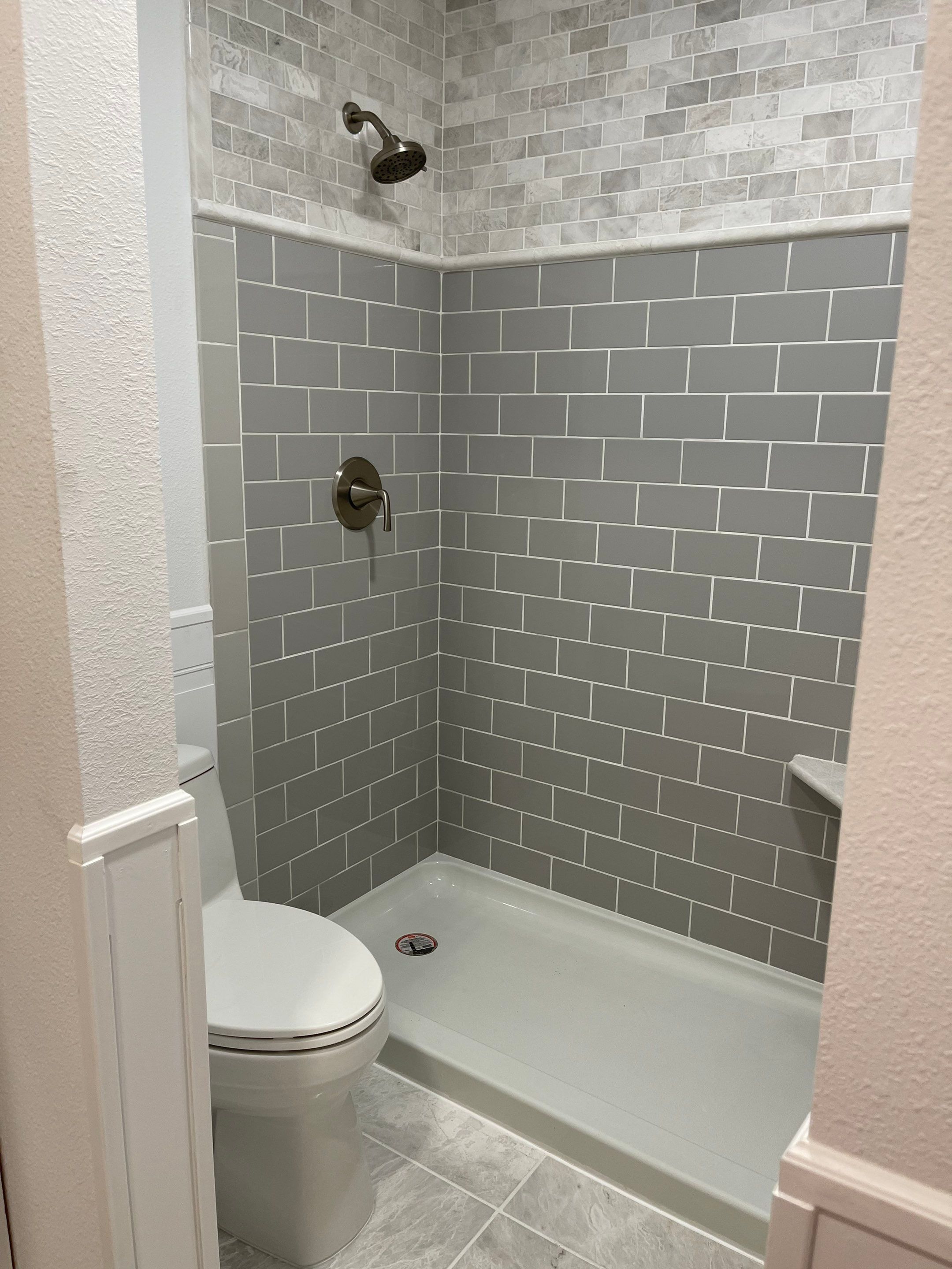 Full Bathroom Remodel by First United Roofing & Construction