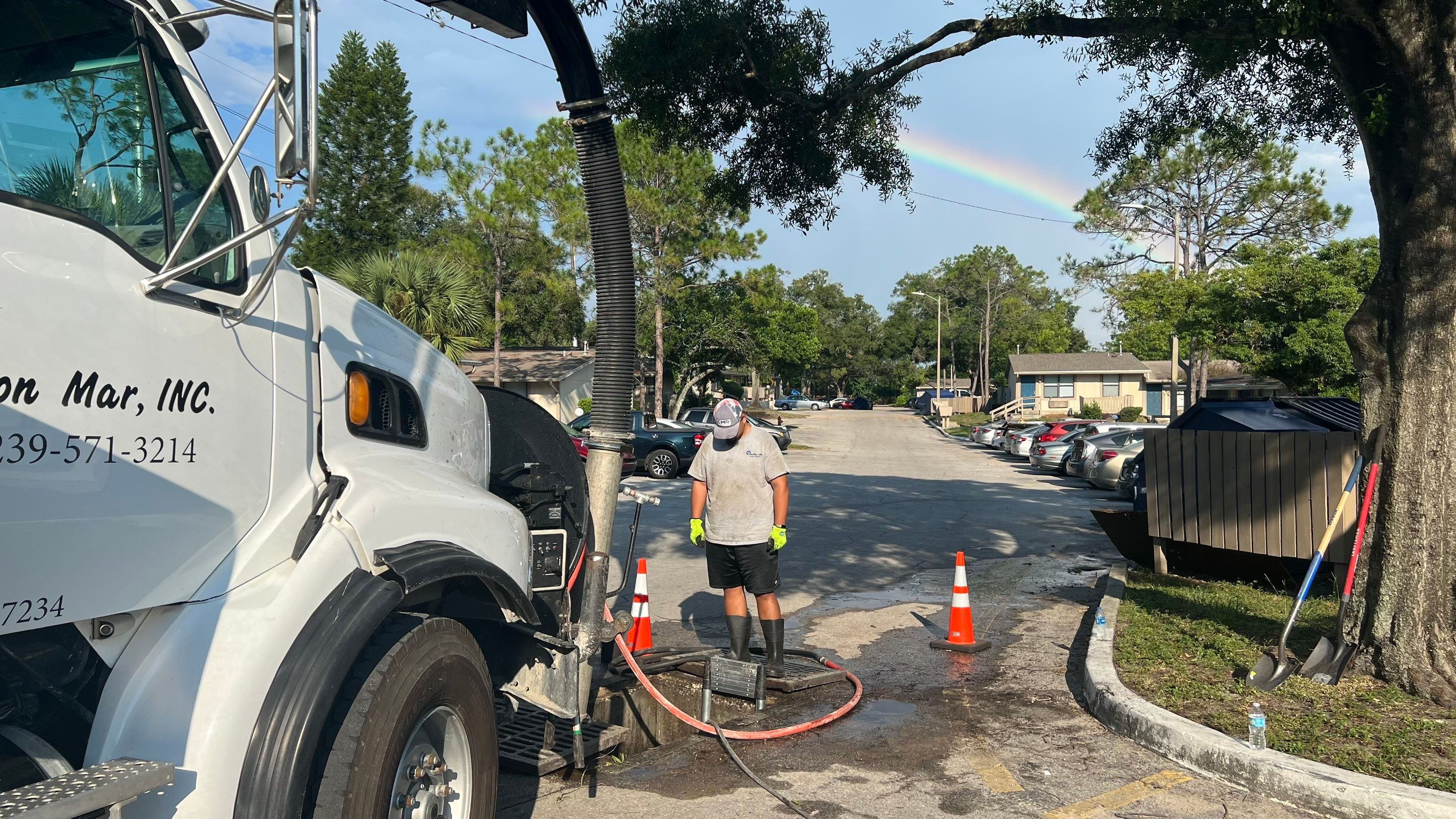 Apartment Complex Storm Water System Cleaning and Maintenance by Don Mar, Inc. Storm Water Solutions