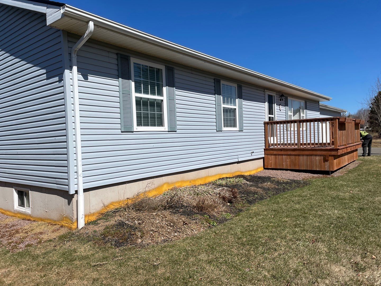 Siding Installation using Kaycan - Nordic Blue - Da Vinci Collection by Artisan Roofing & Home Improvements Inc.