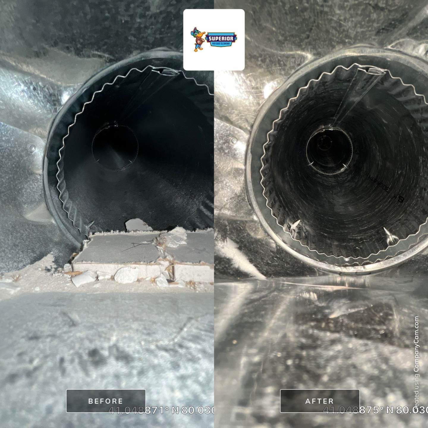 Air Duct Cleaning With a Vacuum Truck in Slippery Rock, PA by Superior Air Duct Cleaning