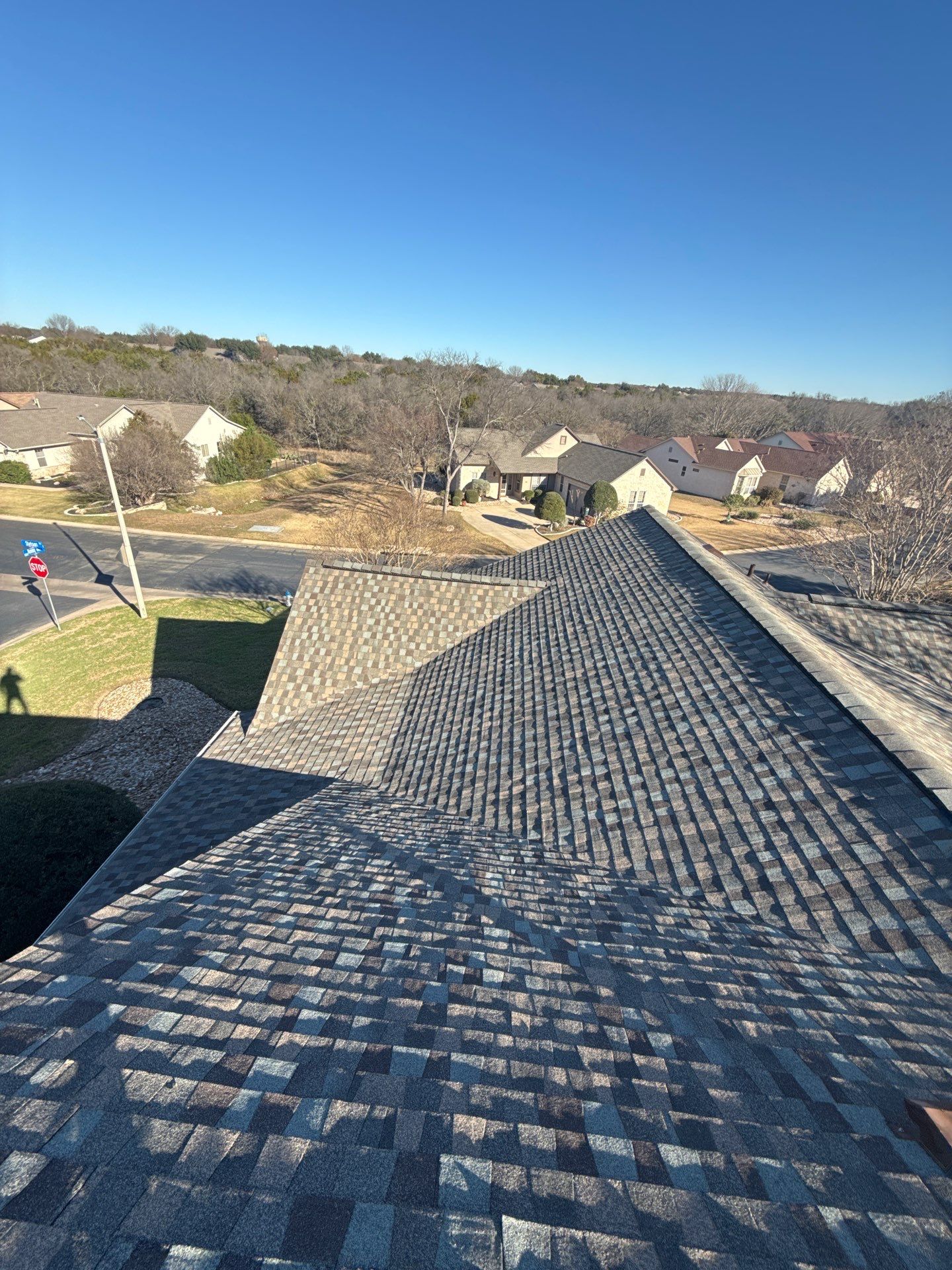 Residential Roof Replacement using GAF - HDZ - Cedar Falls by Action Exteriors Austin