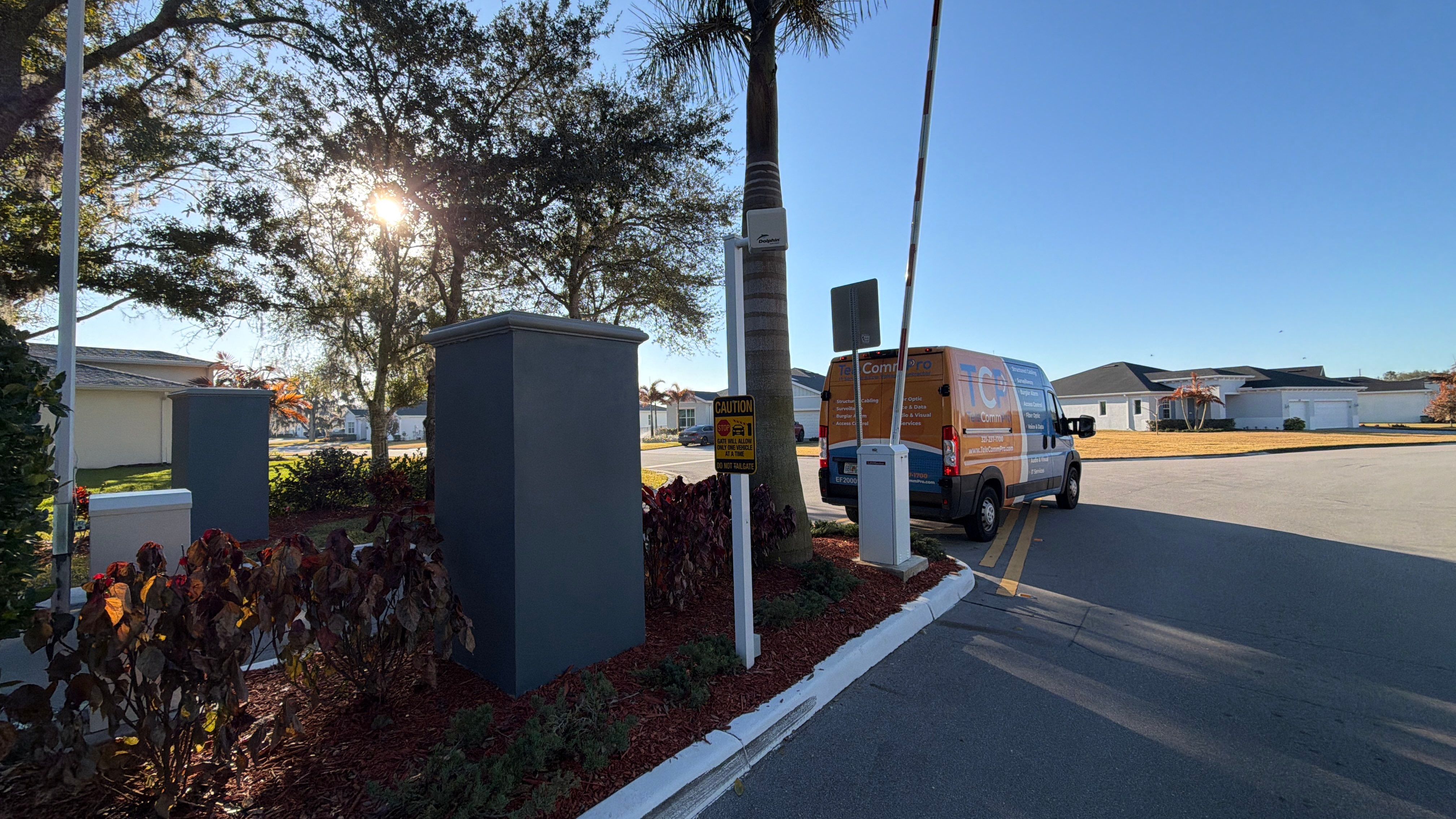 HOA Community Gate Access Control System – DoorKing & Long Range Reader Installation by TeleCommPro