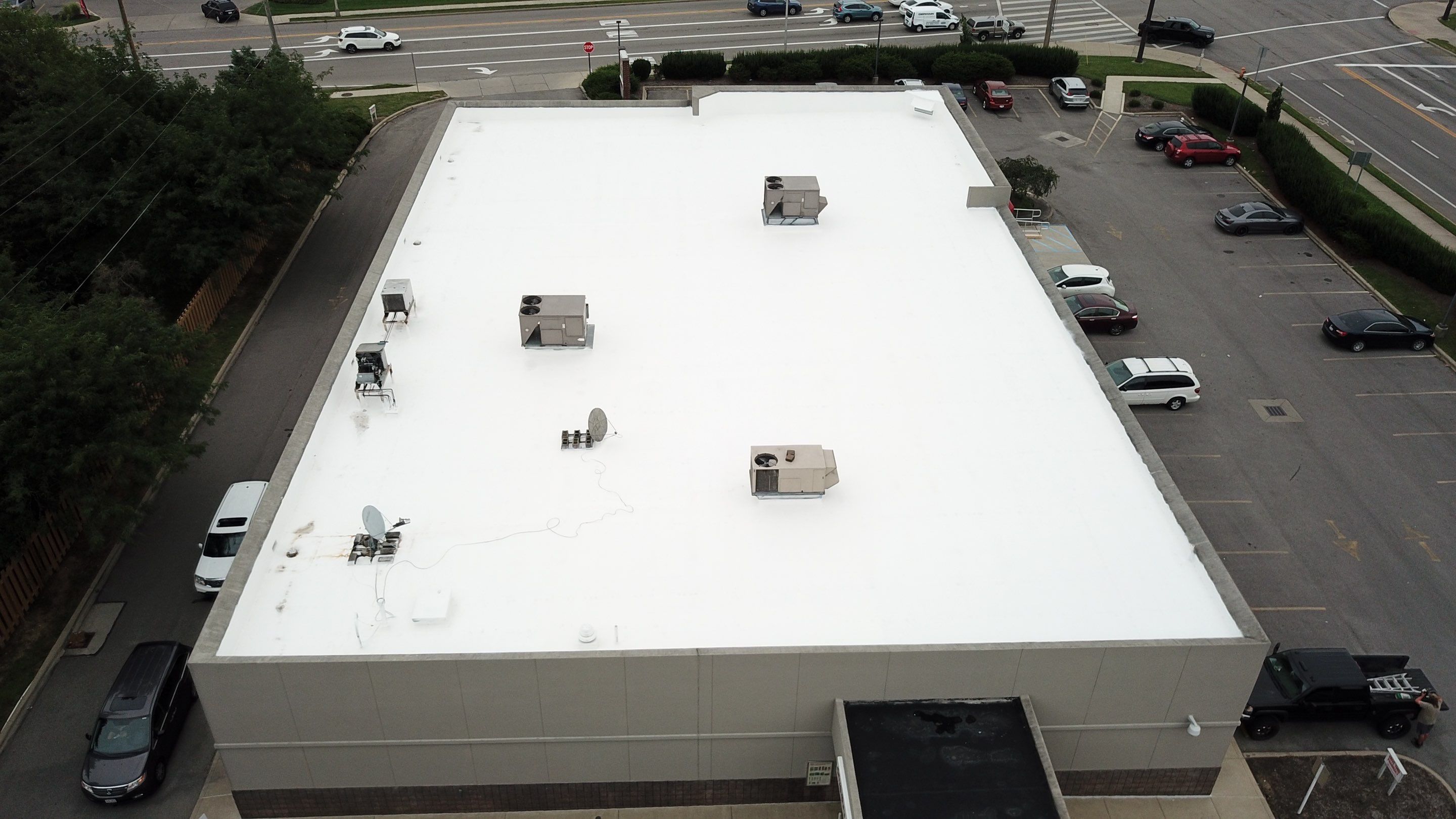 Fabric Reinforced Roof Coating by Gold Star Roofing LLC 