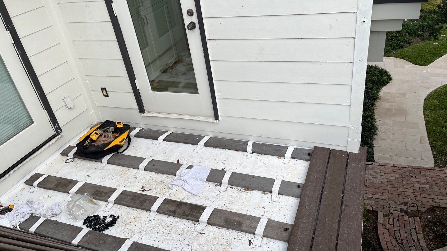 Walk Out Patio Cover by Bayfront Roofing and Construction