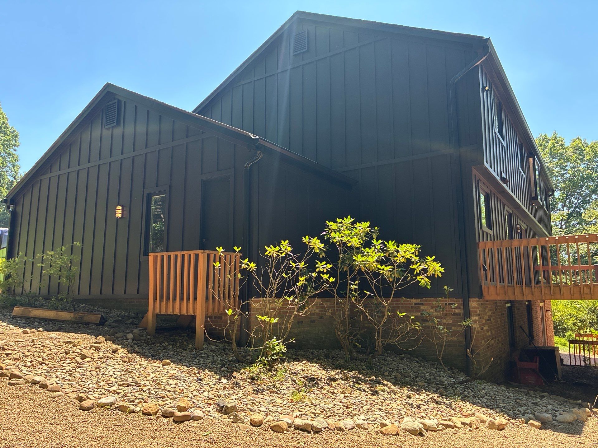 James Hardie Board and Batten Midnight Black Renovation in Wexford by Ideal Siding Pittsburgh