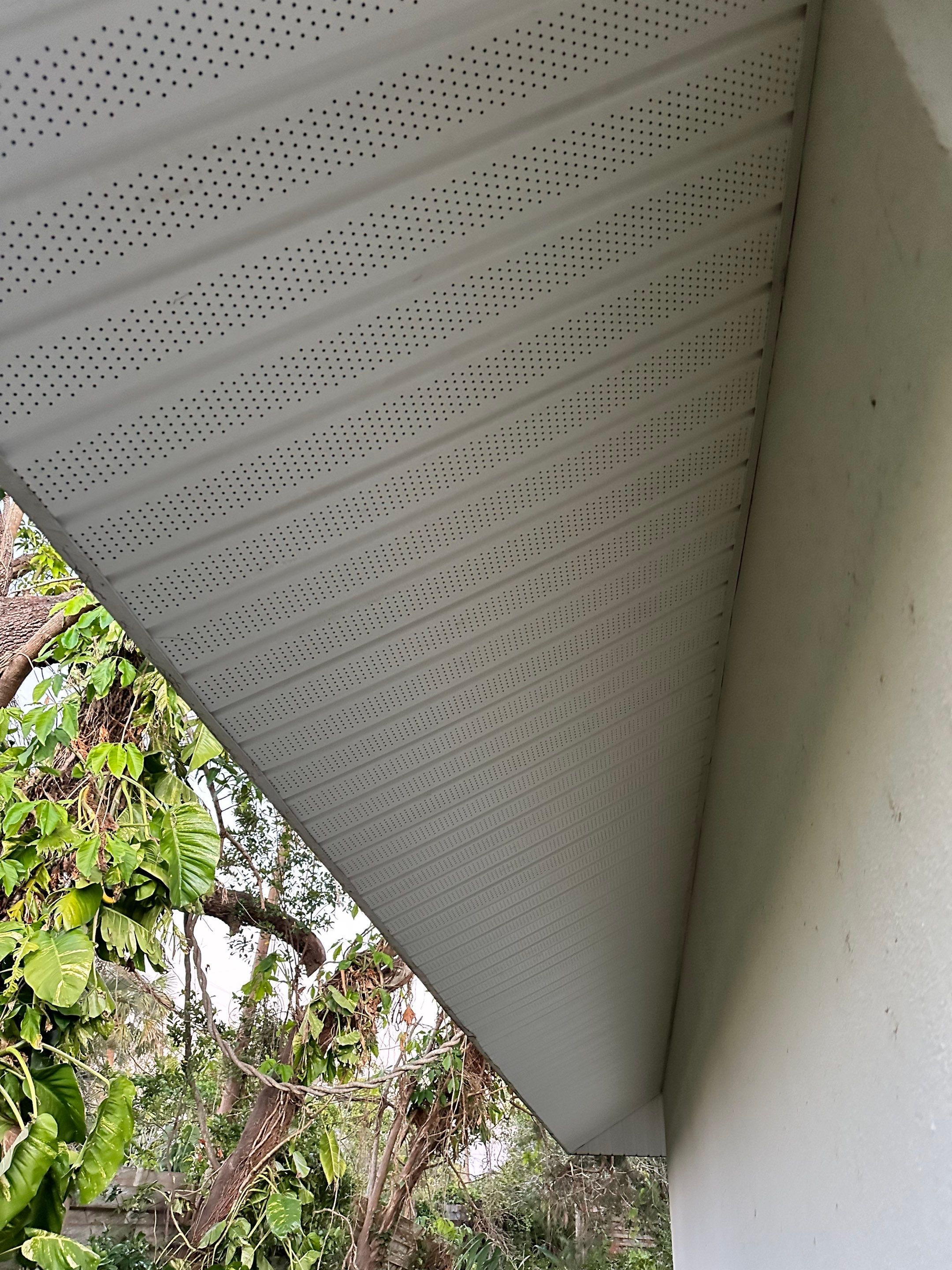 Replace All Soffit in the House in Sarasota FL by Gutter Professors