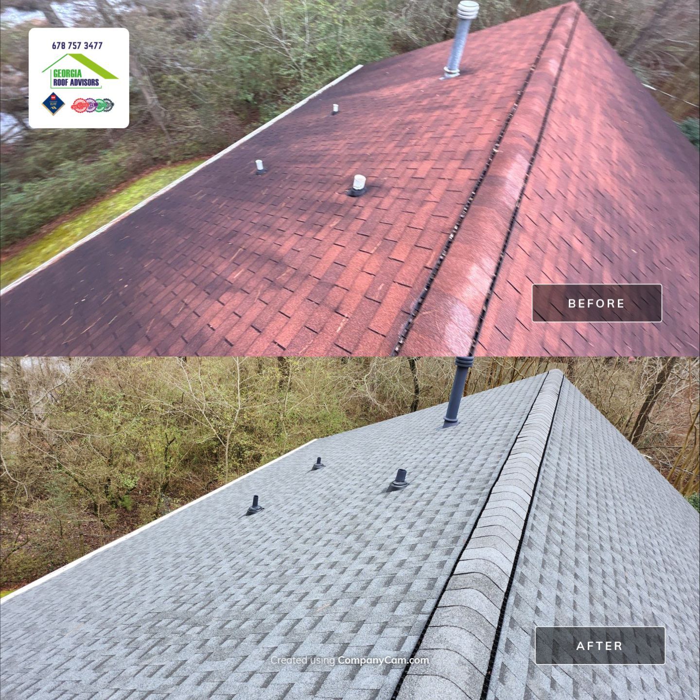 Chimney Repair and Cricket Installation by Georgia Roof Advisors