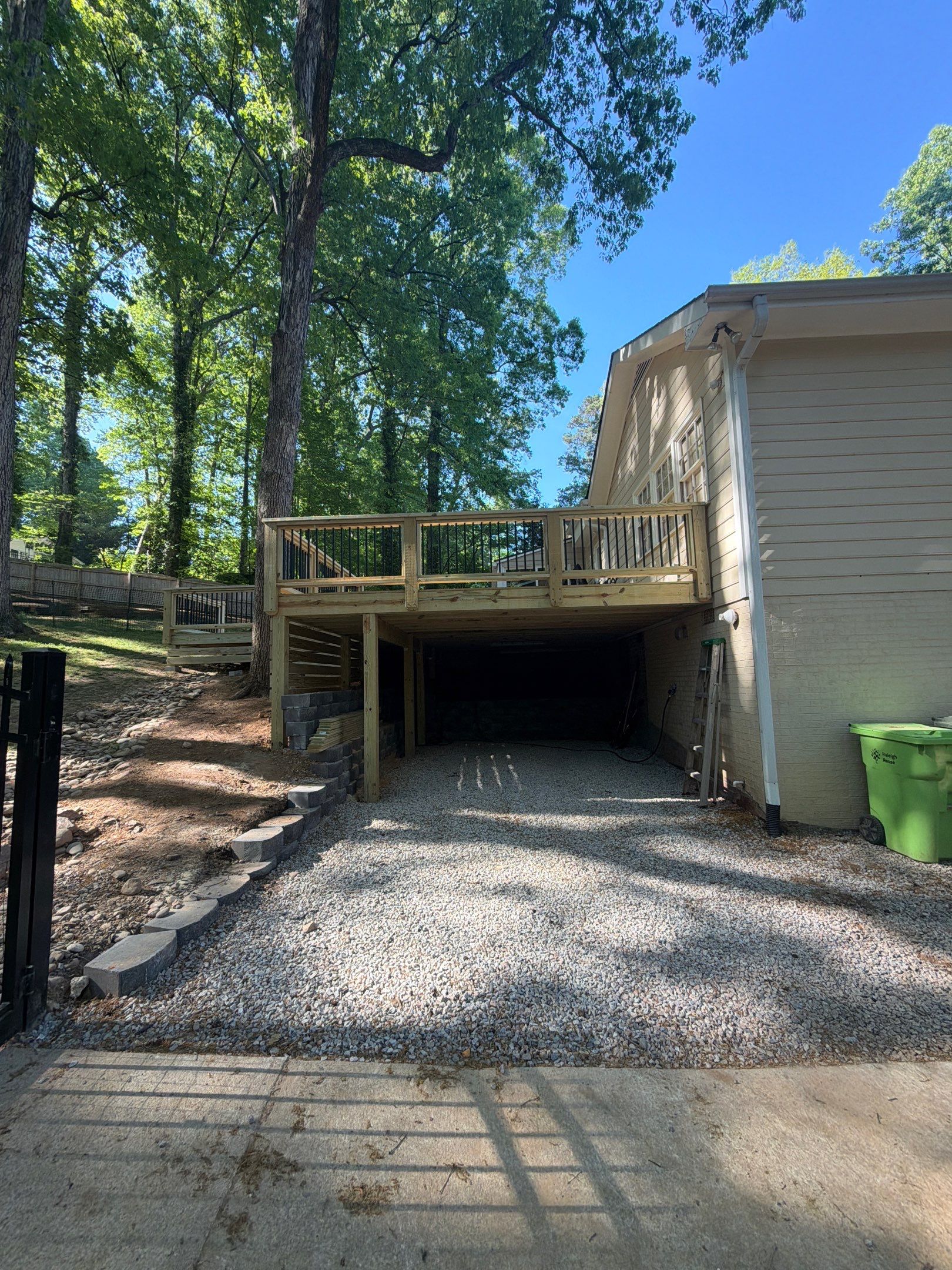 New Deck Construction & Site Improvements by Billy Weatherspoon Contractor