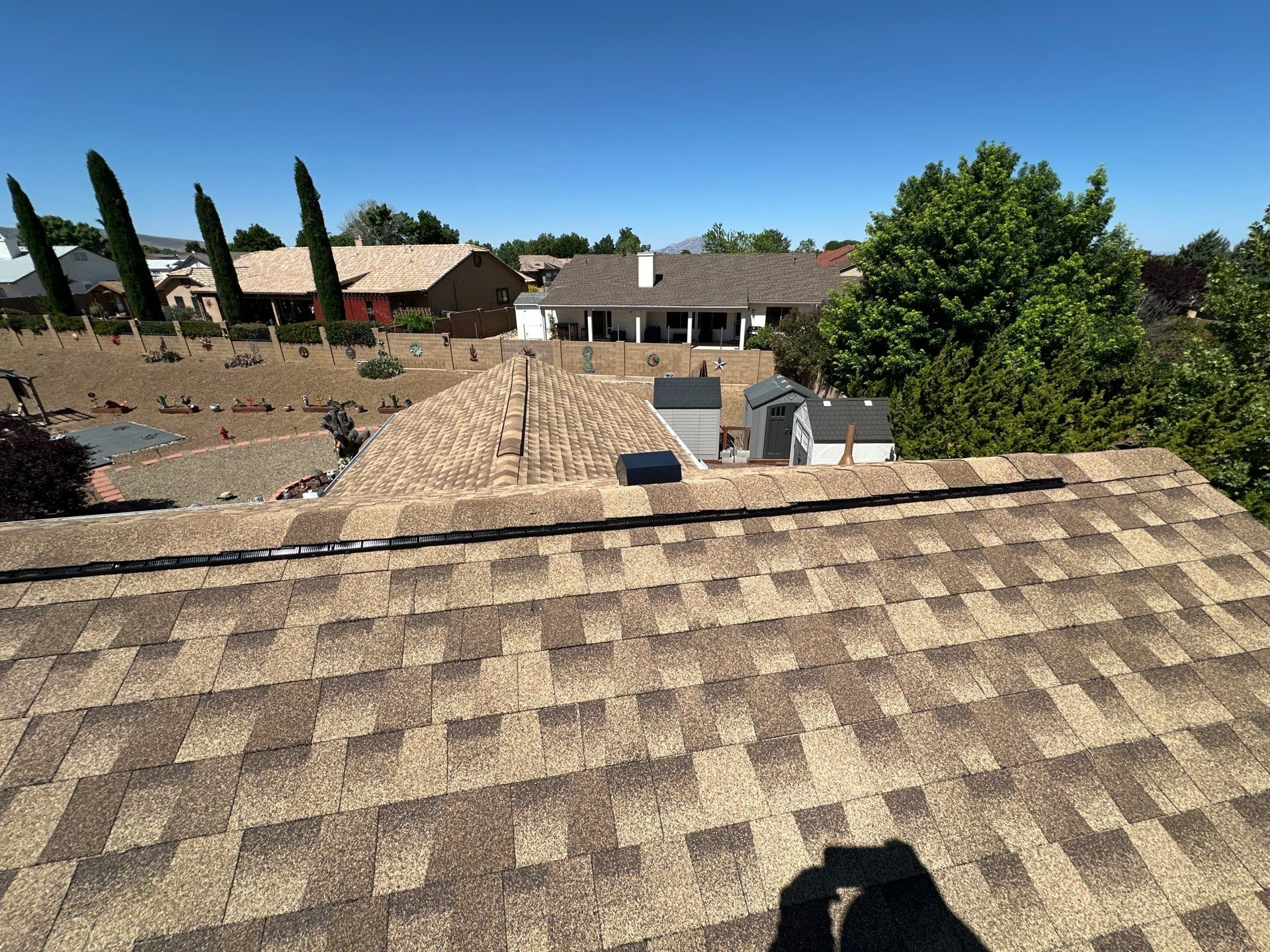 Prescott Valley Roof Replacement With GAF Timberline HDZ Shakewood Shingles by Badger Roofing