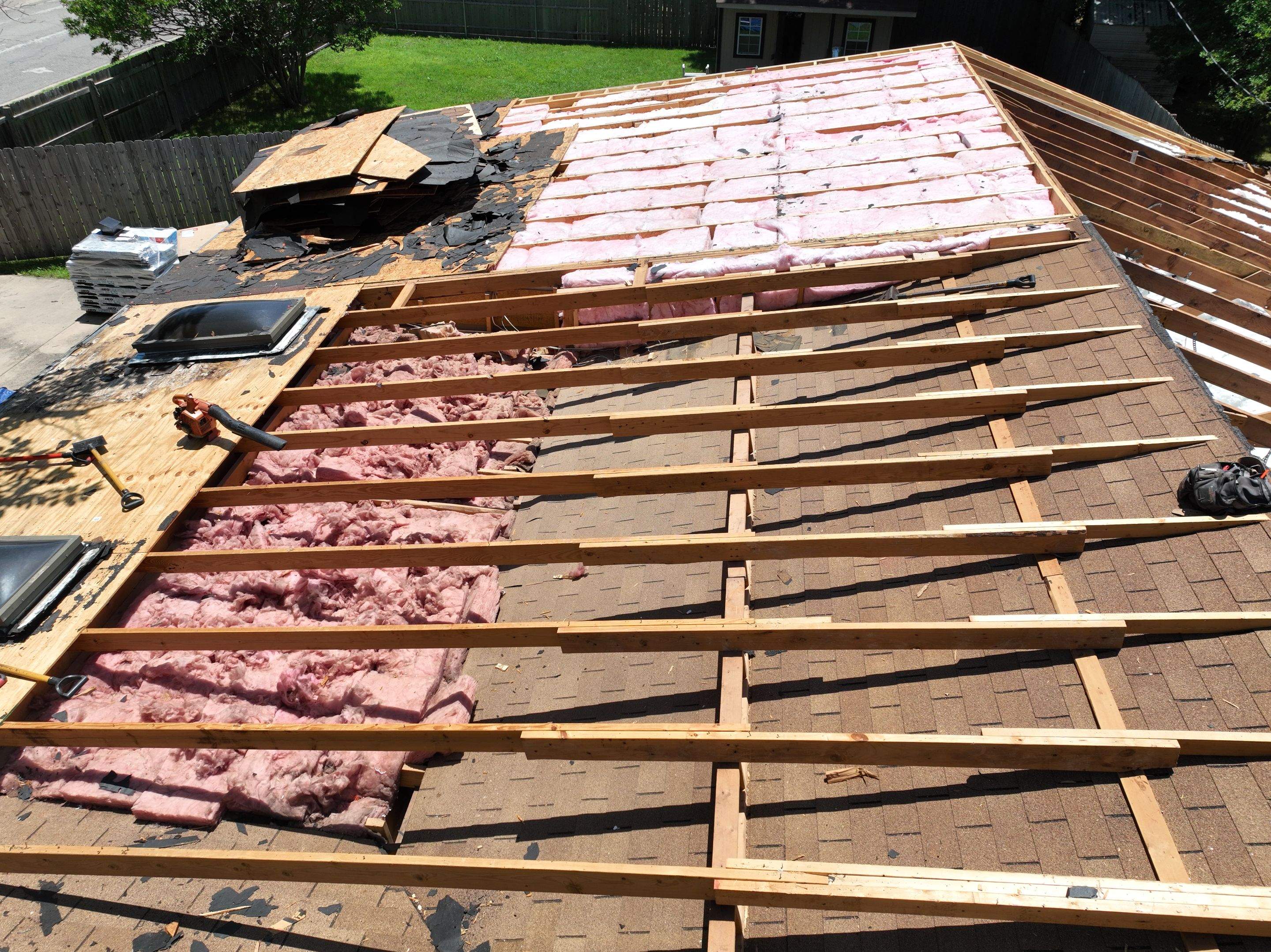 Residential Roofing Installation using IKO Dynasty Class 3 Shingles by Becker Roofing and Exteriors