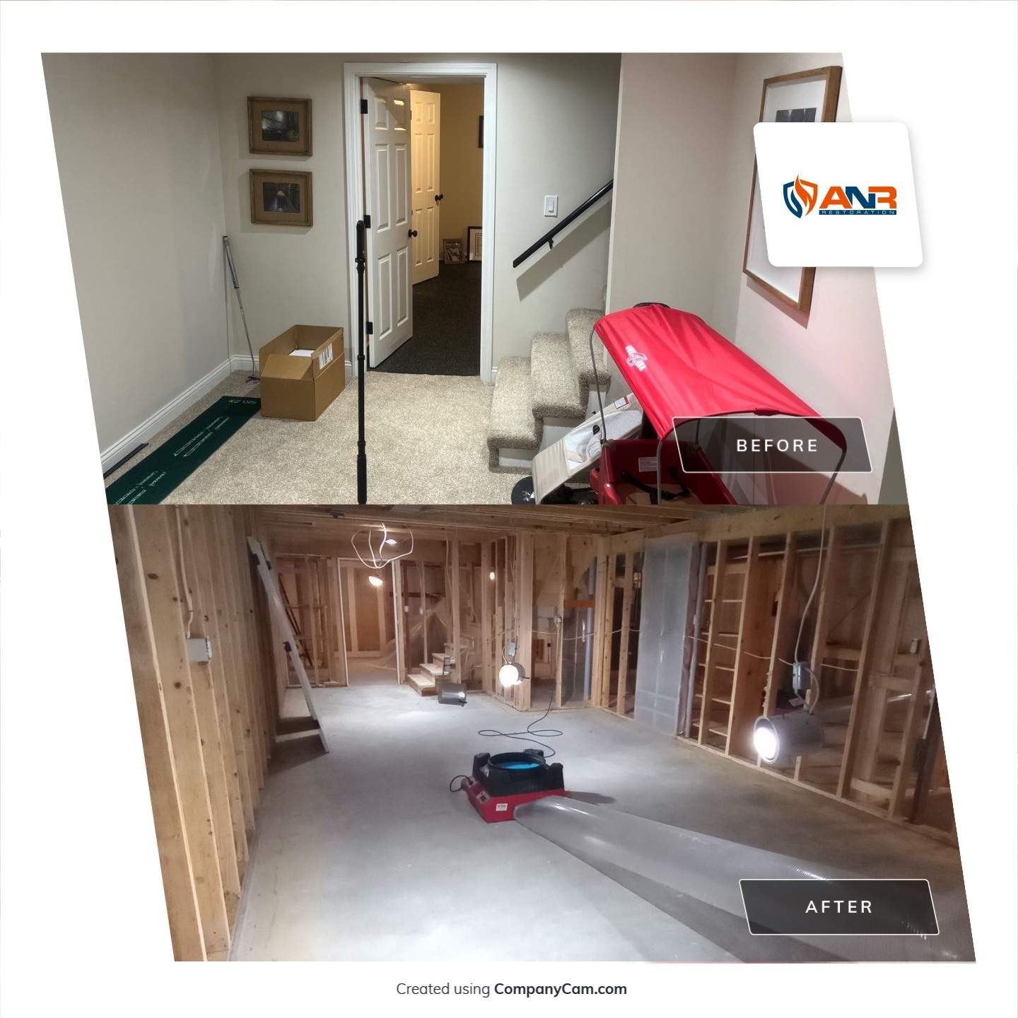 Mold Remediation Using Containments Throughout Home by ANR Restoration