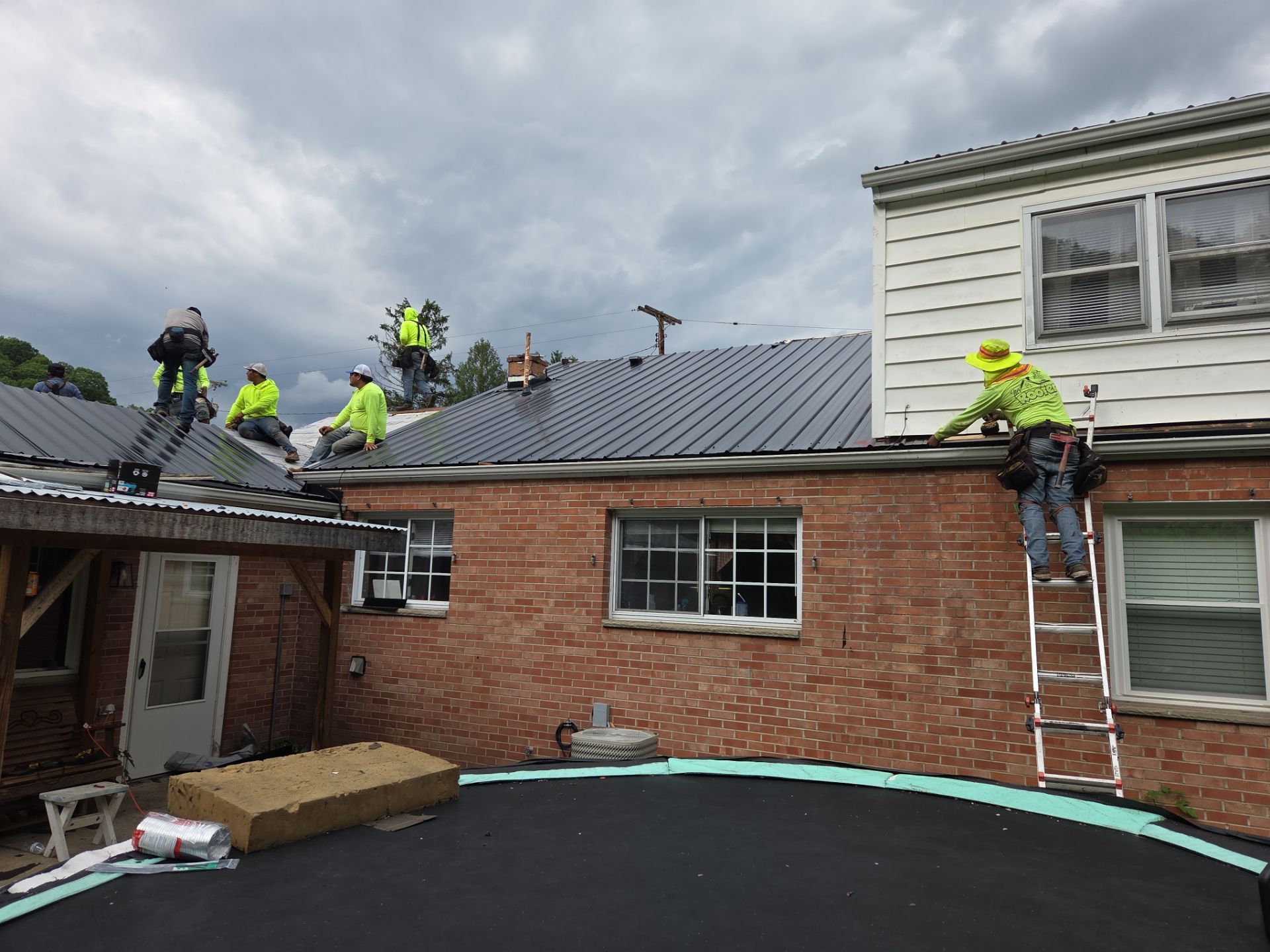 Residential Roofing Installation using Metal by Mr. Roofer