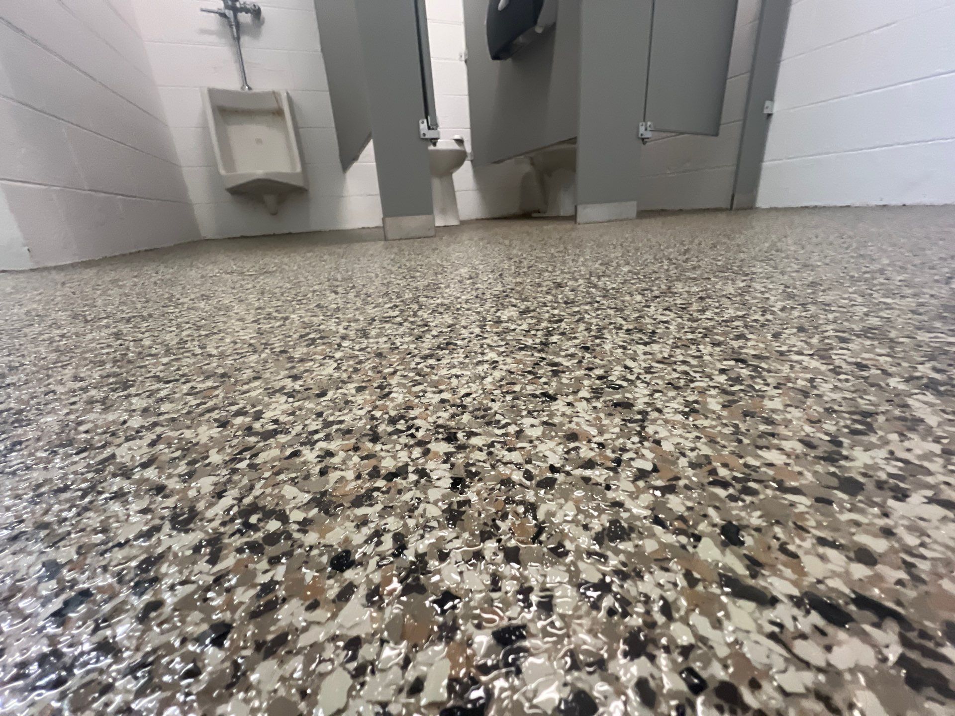 Bathroom Repaint & Epoxy Floor coating by Gordon Painting