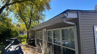 Turtle Shell gutter protection installation in Lombard, IL 60148, photograph 6