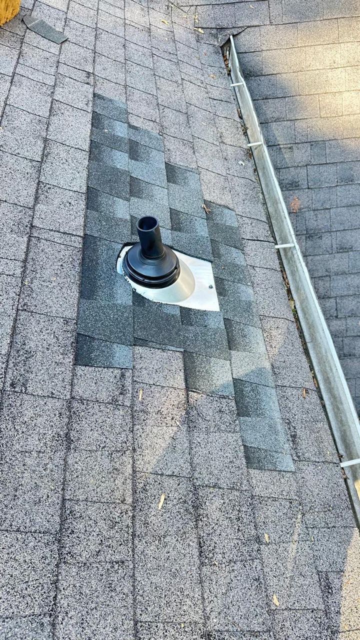 Southers Cir, Suwanee Pipe Boot Replacement  by Dom Roofing & Restoration