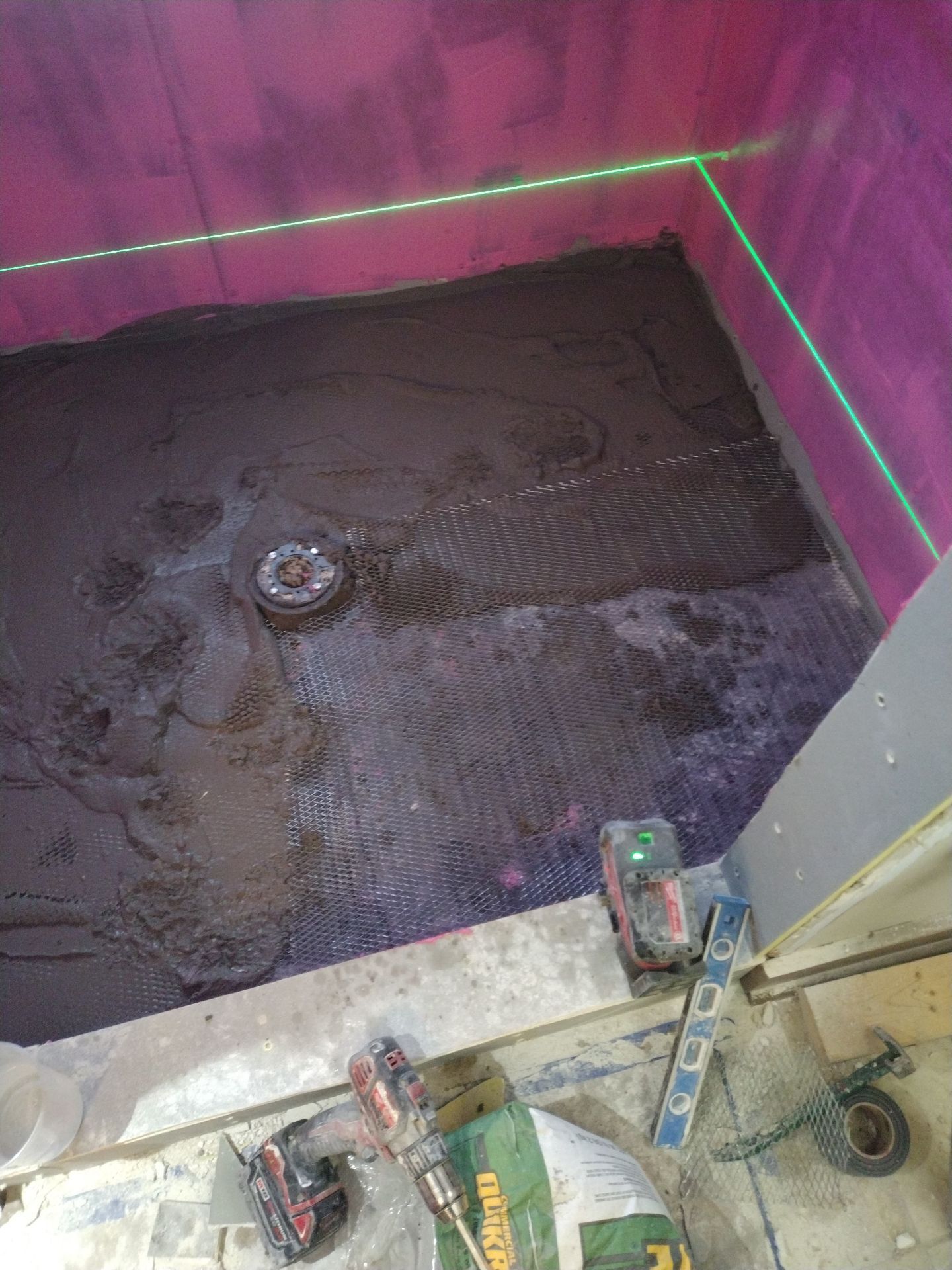 Shower Remodel & Ceiling Restoration – Correcting Water Damage and Rebuilding Right by Johnny Five Construction