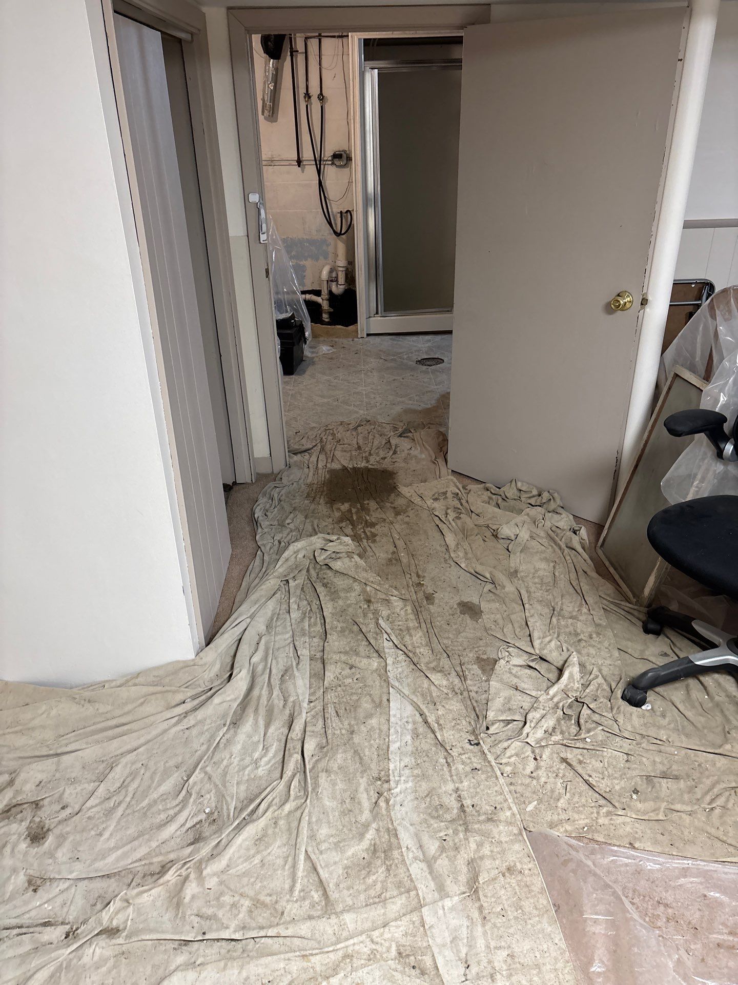 Drain Tile & a Sump Pump for our Property Management Partner by Waterproofing Northeast