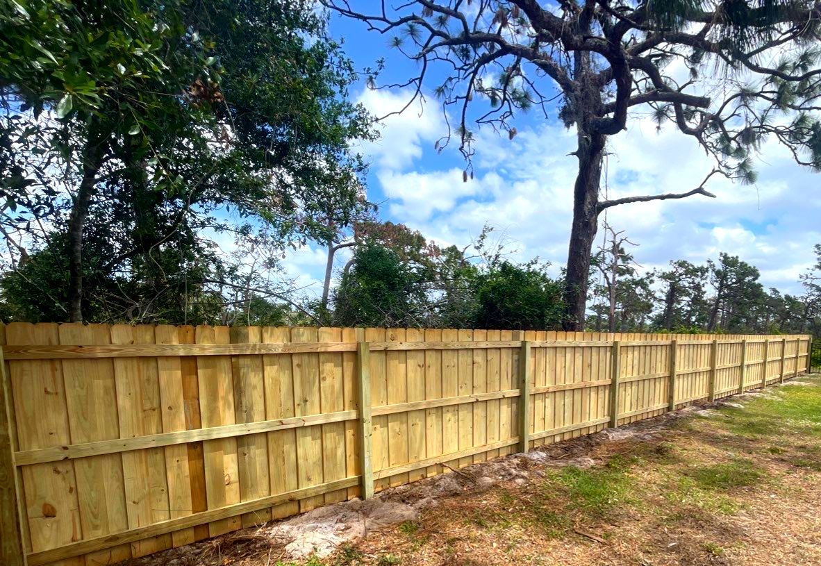 Black Aluminum 3 Rail Fence and Treated Wood Board on Board Privacy Fence  by Asap fence and gates, LLC