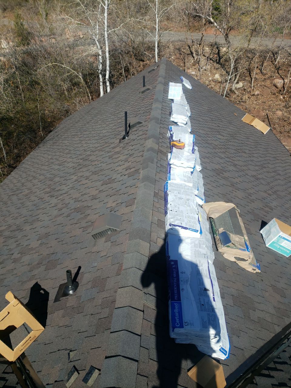 Residential Roofing Installation using CertainTeed Presidential TL by The Roof Doctor