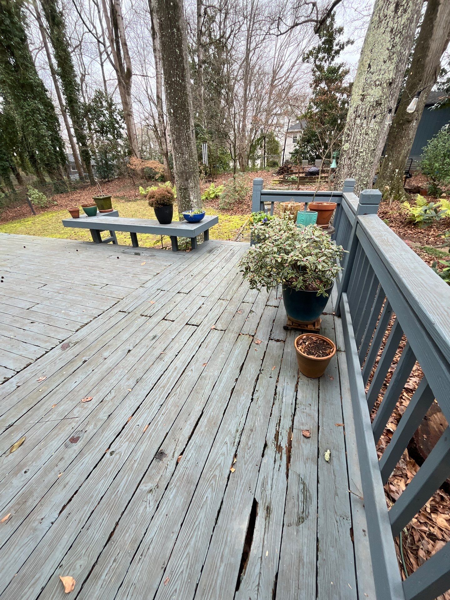 Deck Resurface using Deckorators Voyage Series and ALX Contemporary Cable Railing by Nelson Exteriors 